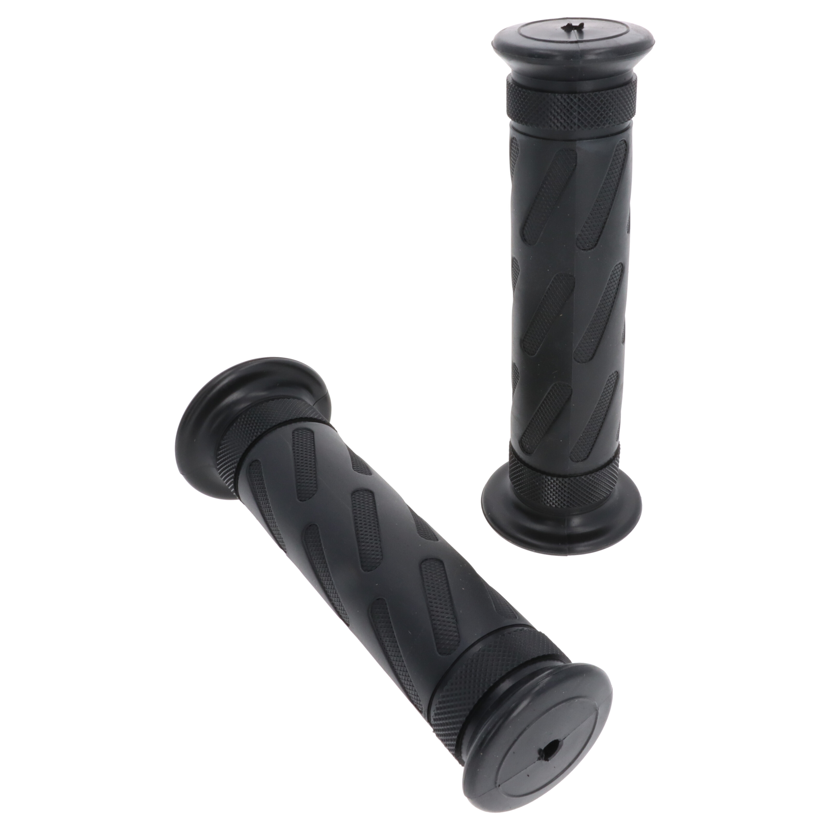 Griffgummi-Paar 21/25mm schwarz 133mm Motorrad Roller Griffe