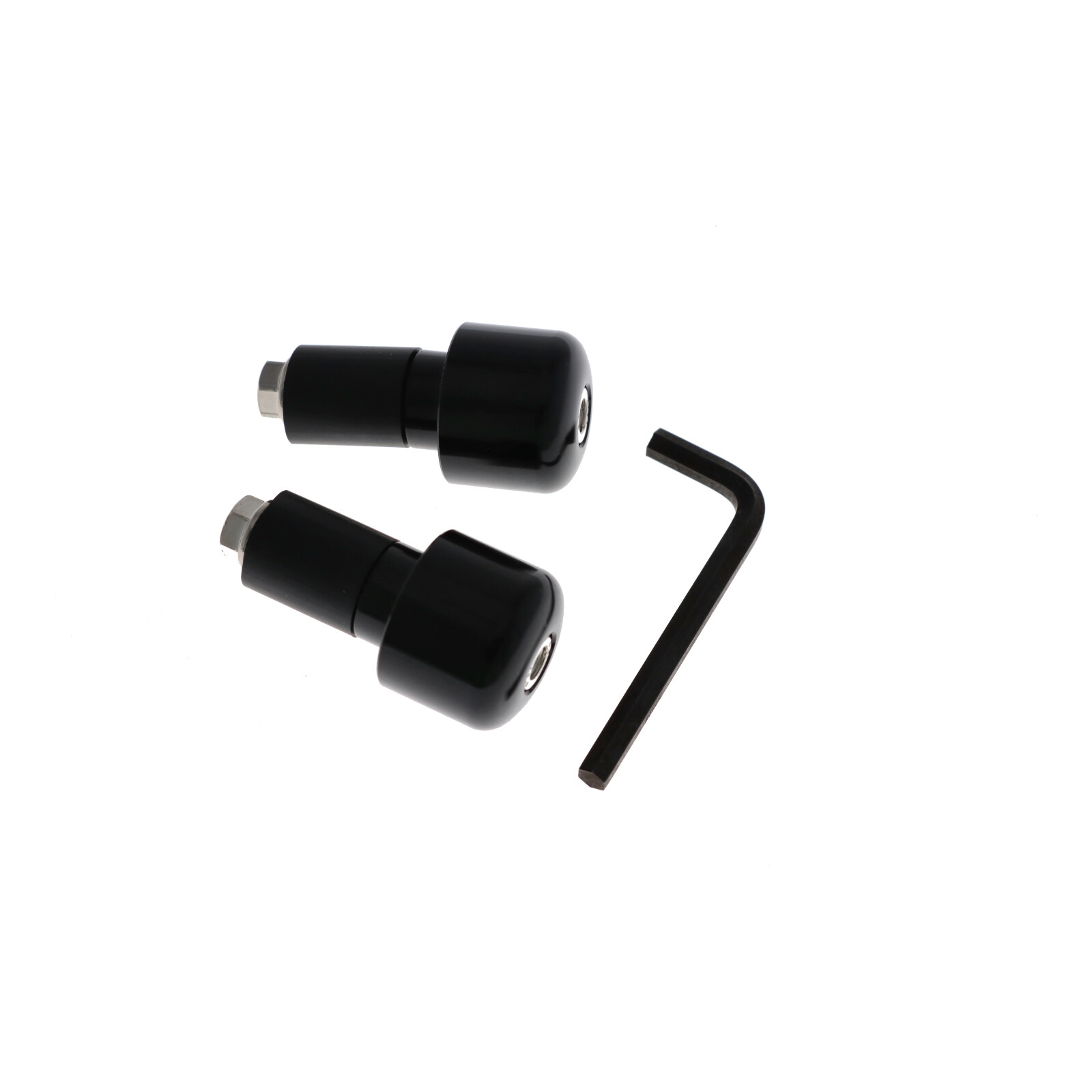 Motorrad Lenkerenden Lenkergewichte schwarz 2x54,5g für Lenker ab Ø17mm