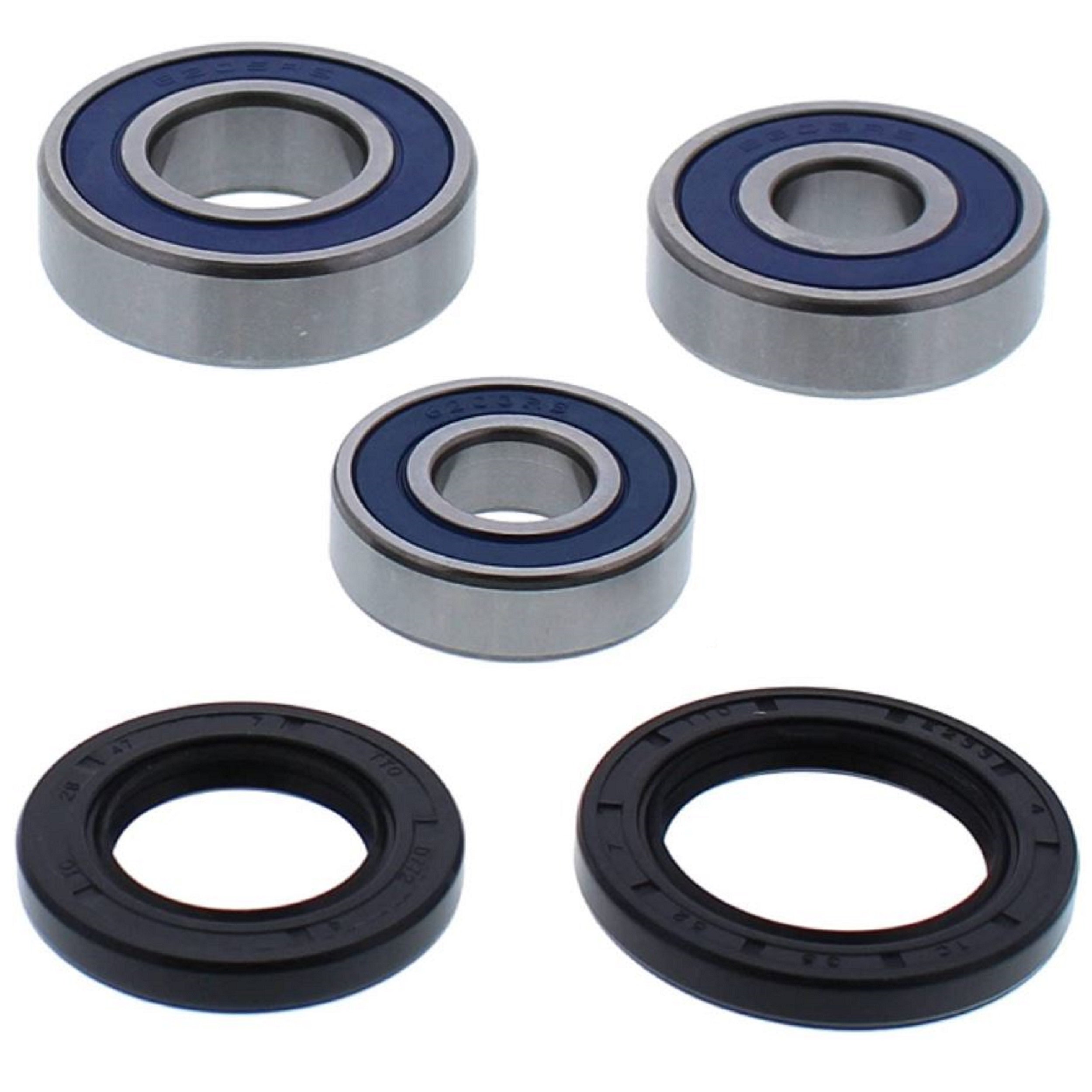 All Balls Racing 25-1780 Radlager Satz Hinten für Kawasaki Ninja 400 G KRT Edition ABS Z 400 D ABS