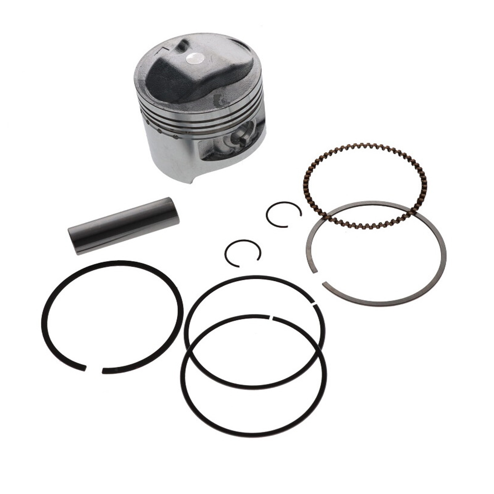 Kolbensatz für Suzuki GN125 GN 125 GS125 GZ125 TU125 DR Marauder Ø 57mm Kolben Kolbenringe