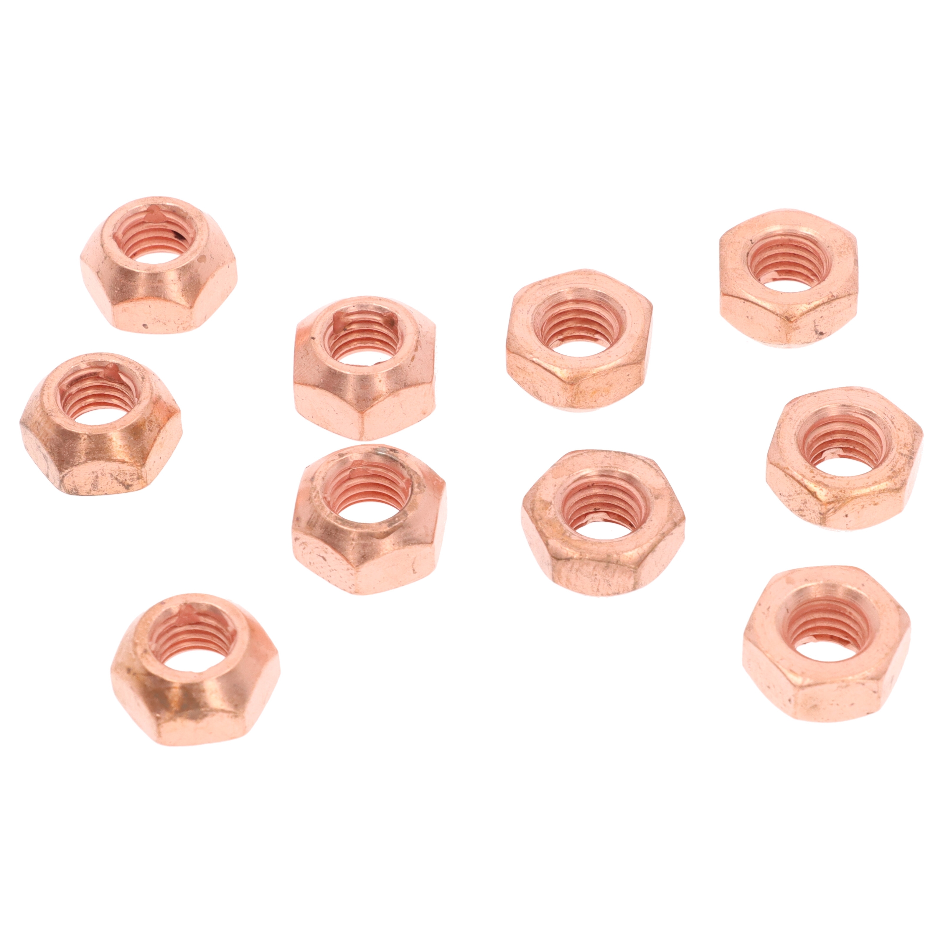 BOSAL BOS258-028 Auspuff Kupfermutter Kupfermuttern für Audi BMW VW M8 SW12 M8x1.25 10 Stück