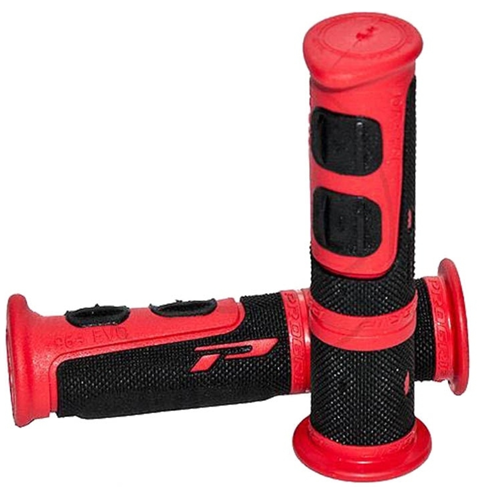Progrip ATV Griff mit zwei Materialkomponenten schwarz / rot 964.02