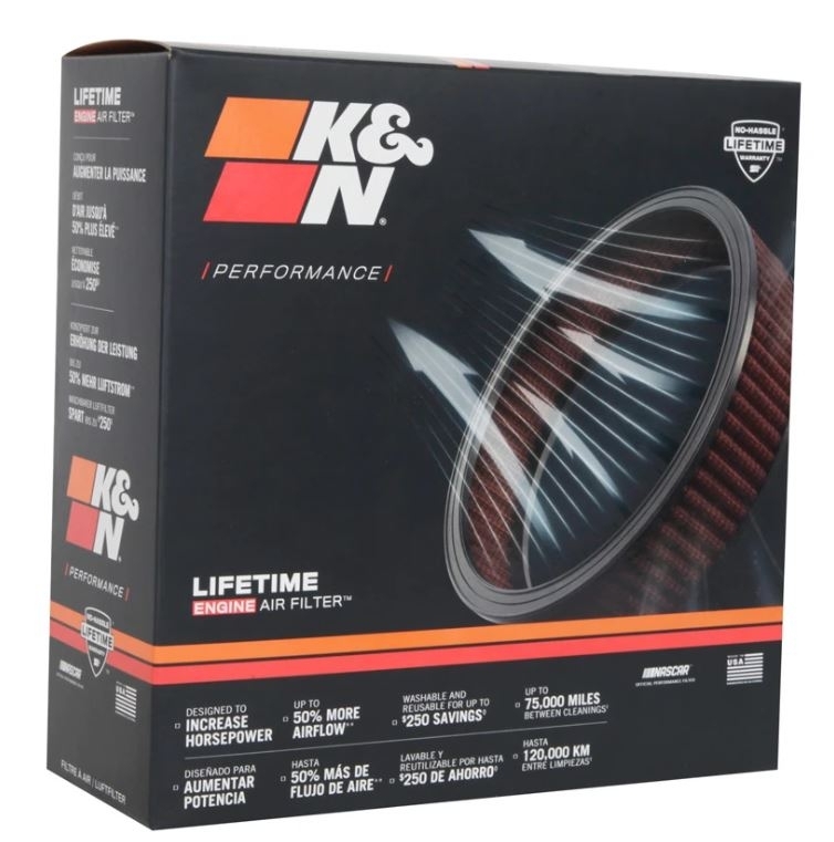 K&N Tauschluftfilter E-2710 Fiat 127 1.05L 1978 - 1982 128 X1 X9 1,3L 1971 - 81