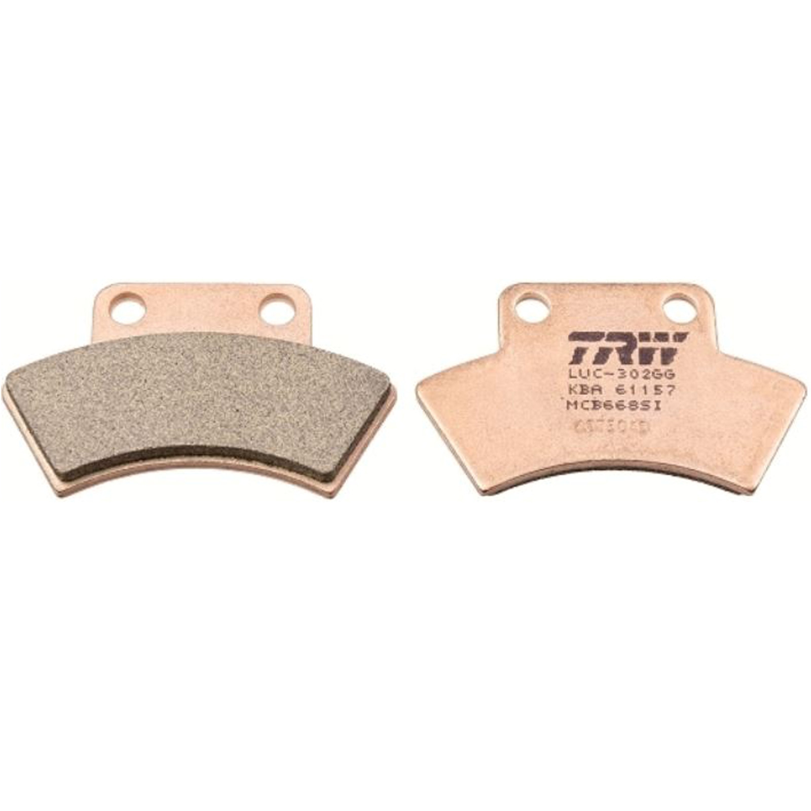 TRW MCB668SI Sintermetall Bremsbeläge für Polaris Sportsman 250 350 400 500 Magnum Trail Boss