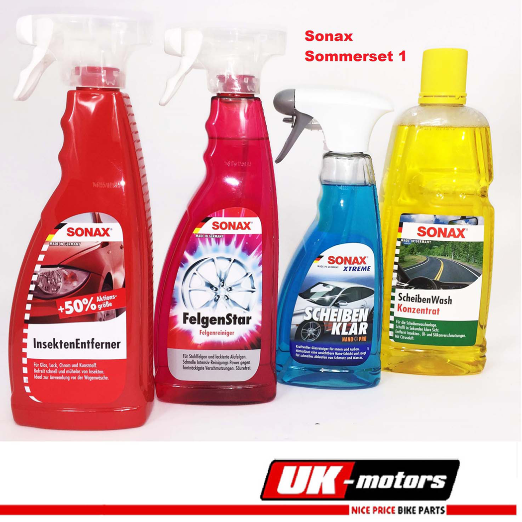 SONAX UK Sommer-Set 1 533400 227400 238241 260300 Autopflege Reinigung