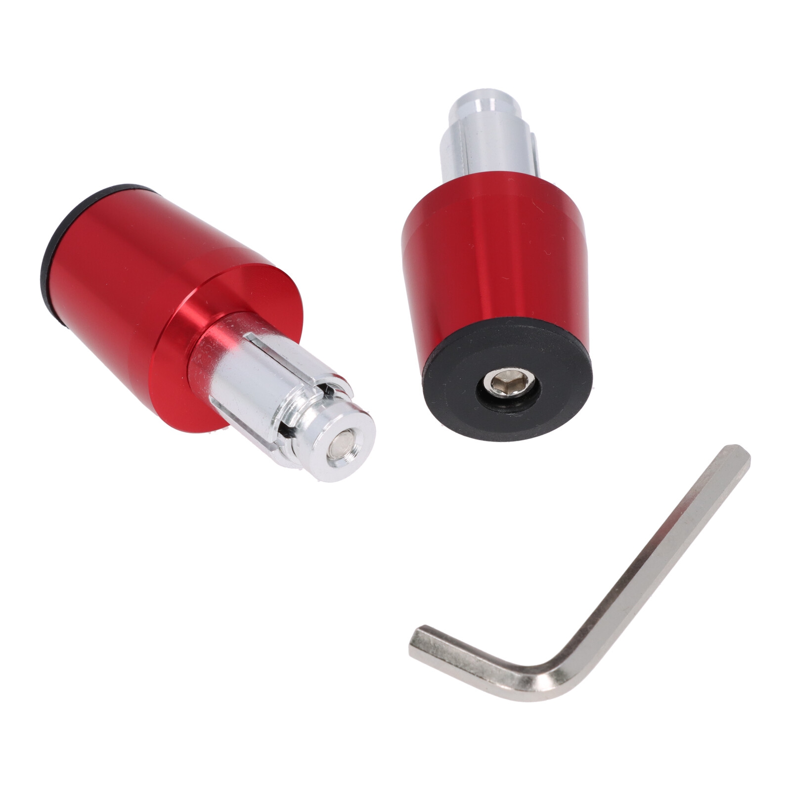 Lenkerenden Lenkergewichte 2x81g rot Vibrationsdämpfer für Motorrad Quad ATV