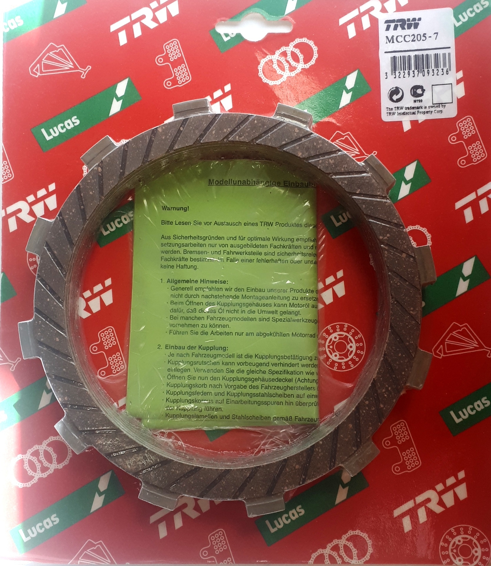 Kupplung für Kawasaki GPZ 500 KLE 500 EN 450 ER 5 TRW Feder + Dichtung
