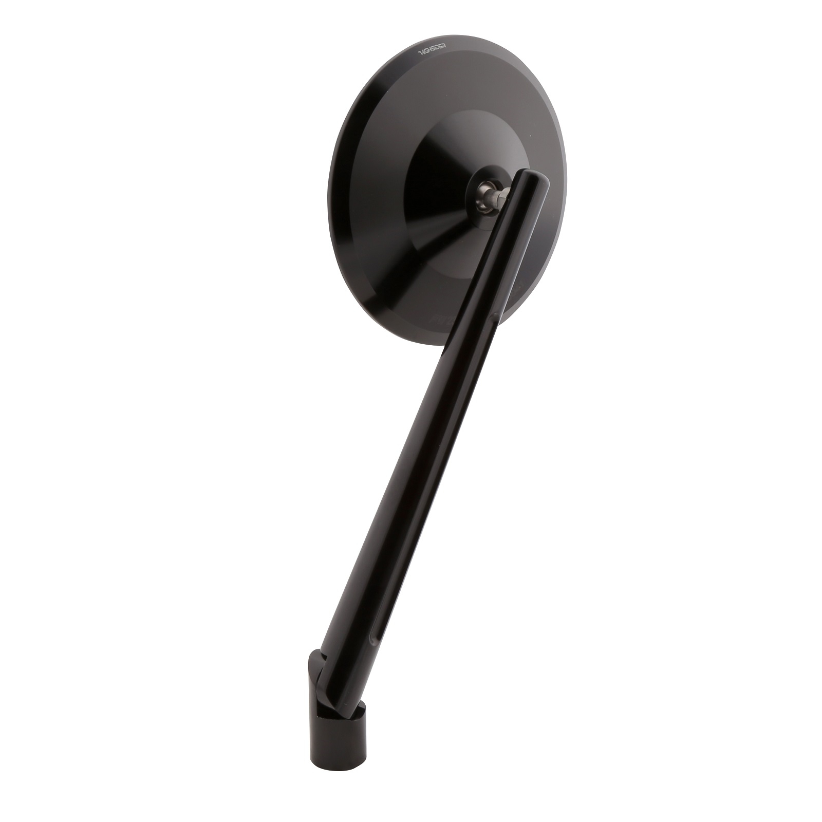 Spiegel passt für viele Fahrzeuge aus Aluminium in schwarz mit M10 Gewinde Beidseitig montierbar