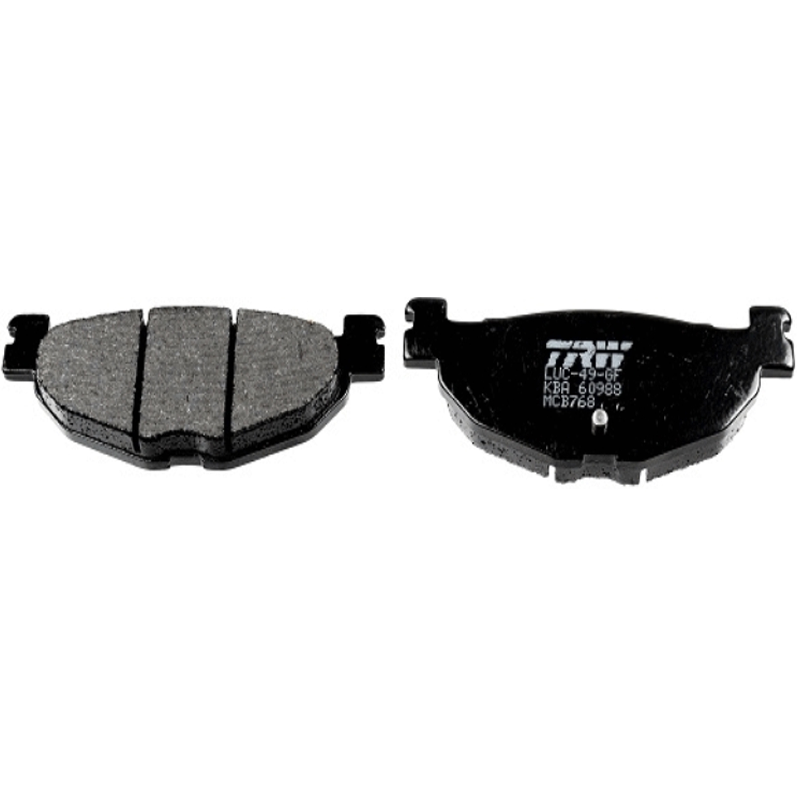 TRW MCB768 Bremsbeläge hinten für Yamaha YP400 Majesty 2005-2011 XP500 TMax 2004-2011