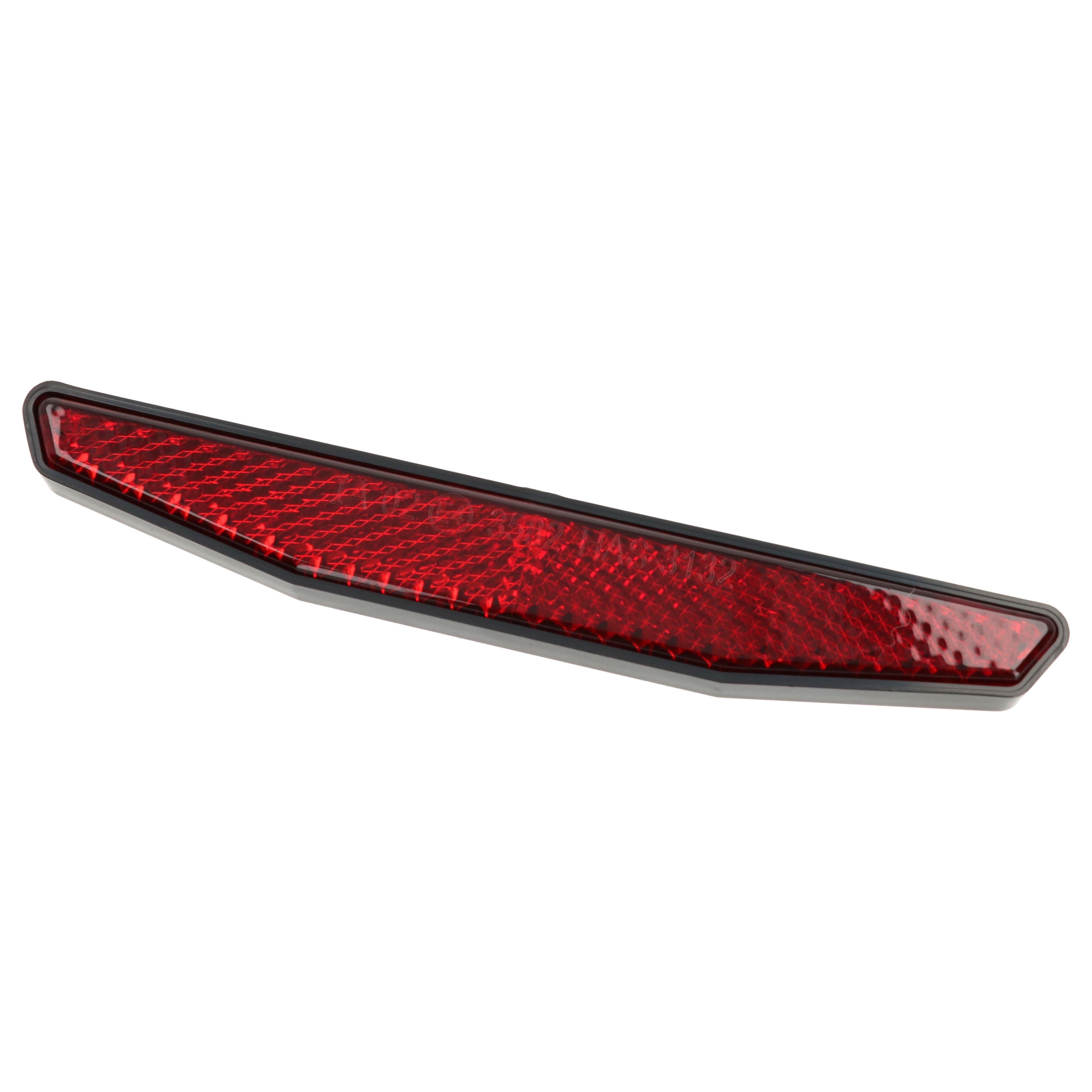 Highsider Rückstrahler eckig mit selbstklebender Folie 125 x 18 mm E-geprüft