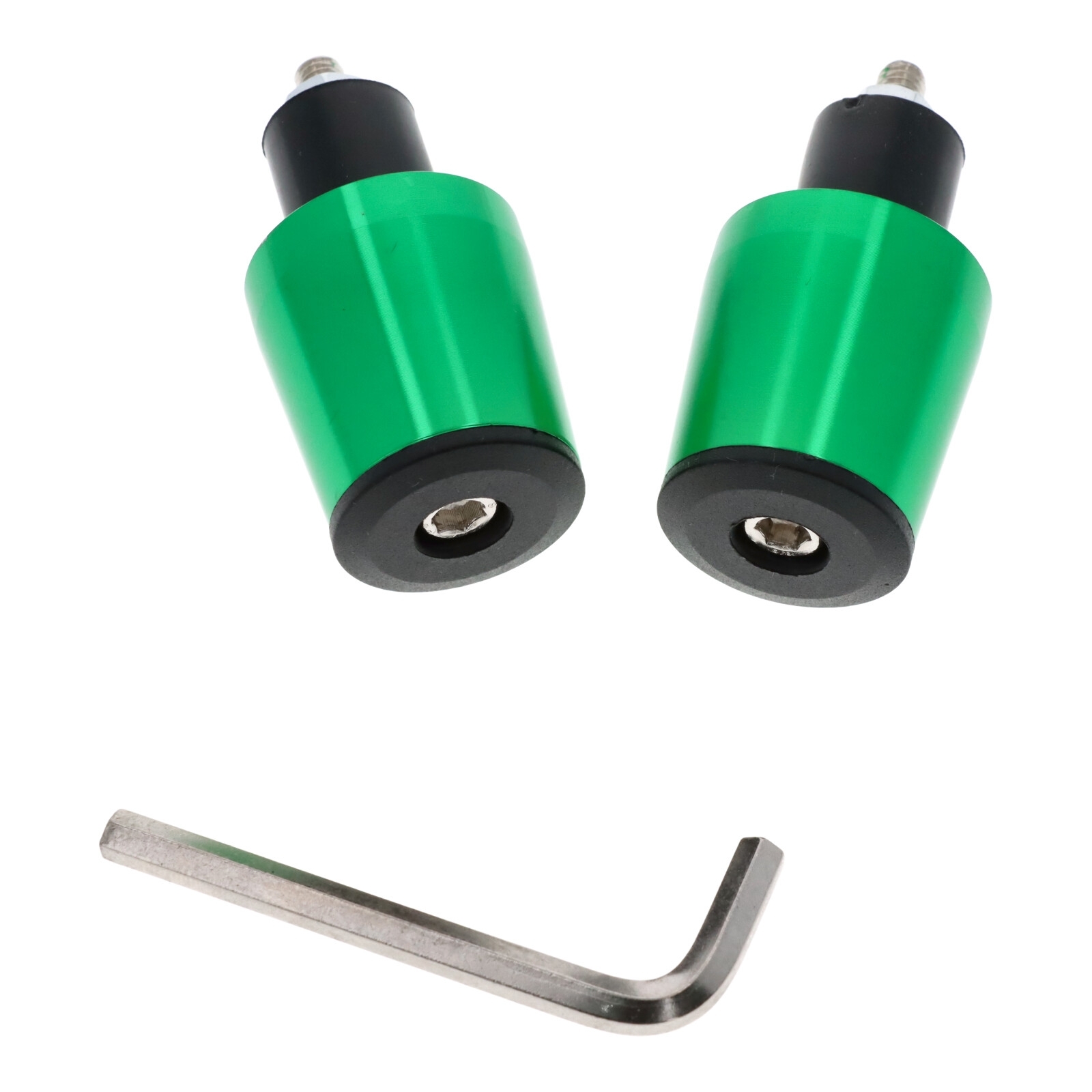 Motorrad Lenkerenden / Lenkergewichte 160g grün Vibrationsdämpfer