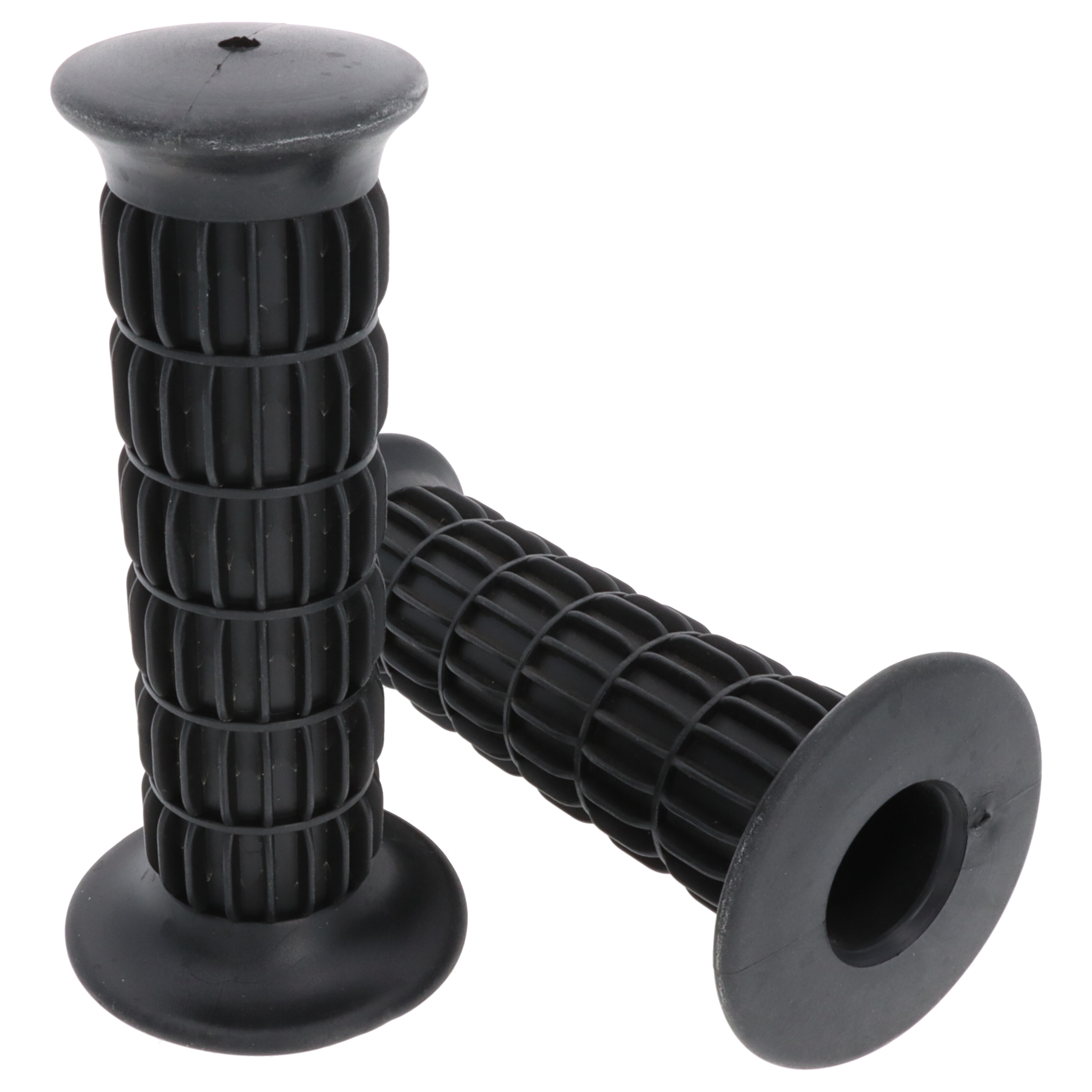 Griffgummi-Paar 22/25mm schwarz 7/8 Zoll Lenker 131 mm Motorrad Roller Griffe