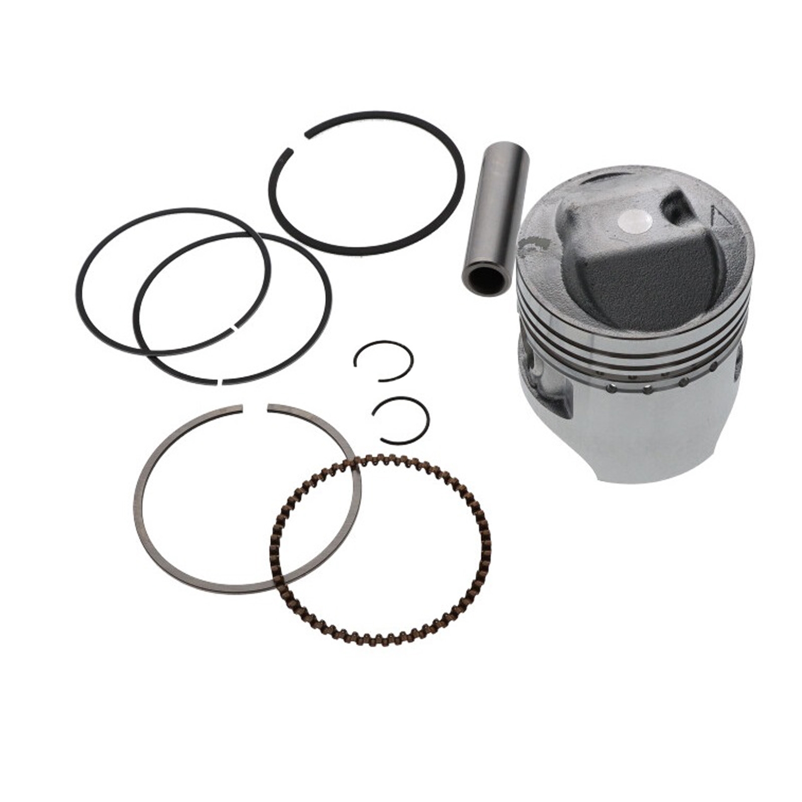 Kolbensatz für Suzuki GN125 GN 125 GS125 GZ125 TU125 DR Marauder Ø 57mm Kolben Kolbenringe