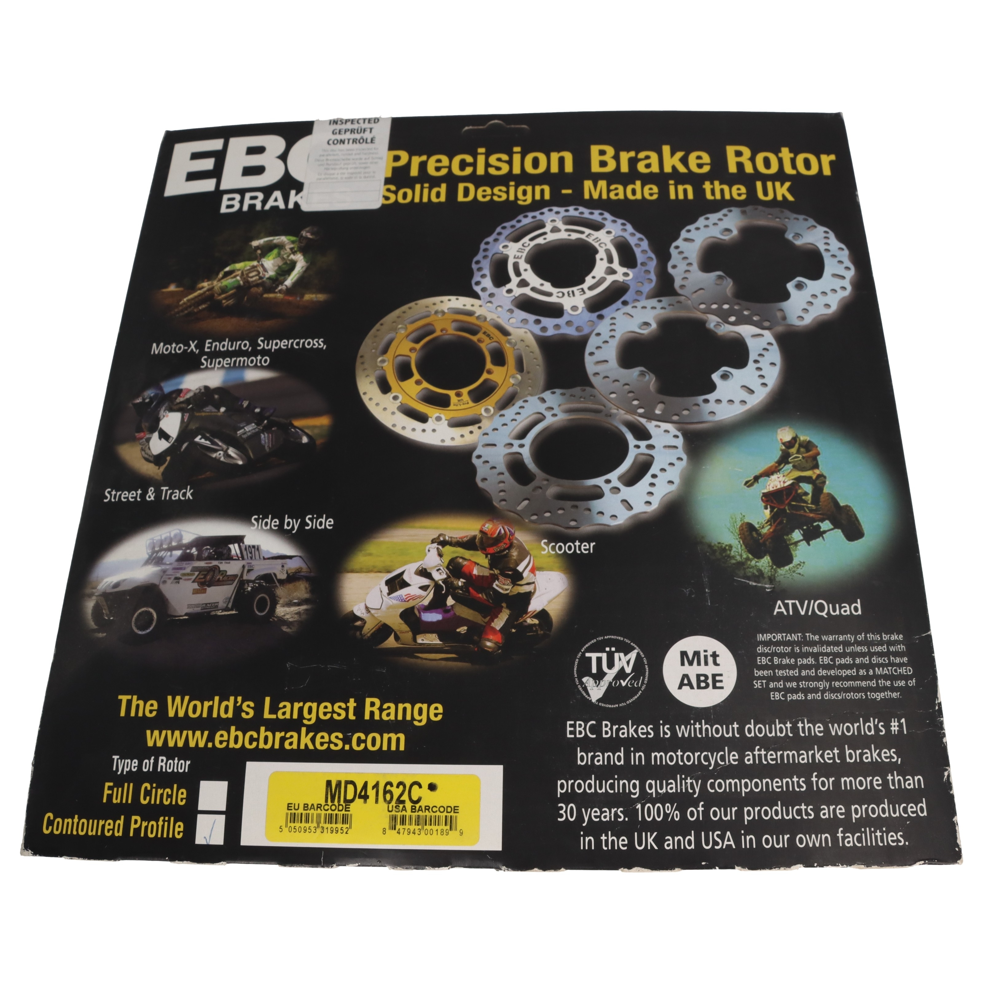 EBC Contour Bremsscheibe MD4162C Kawasaki Ninja EX 250 R EX250K