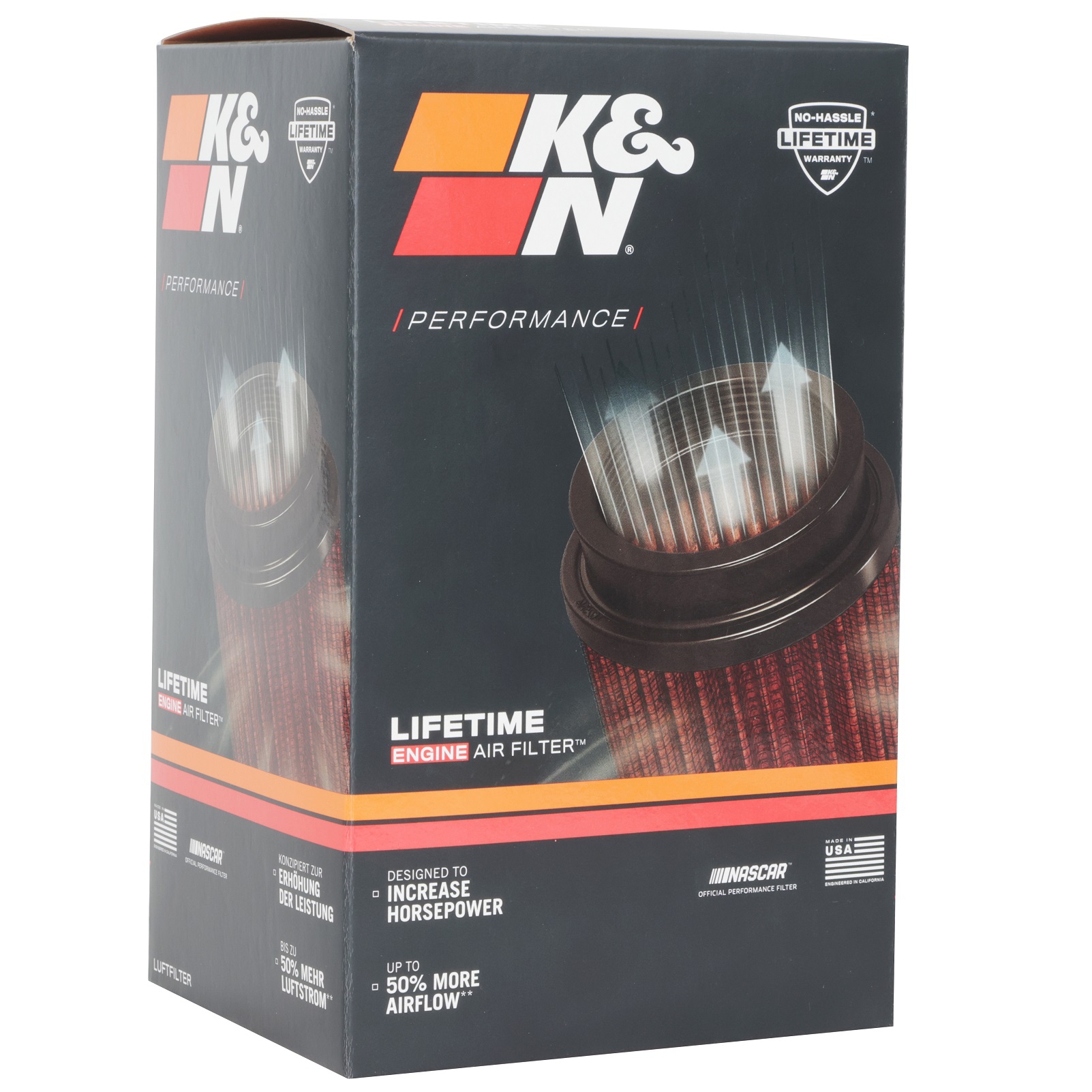 K&N Tauschluftfilter für Porsche Boxster Cayman 2.7 3.4 3.8 4.0 2013-2022