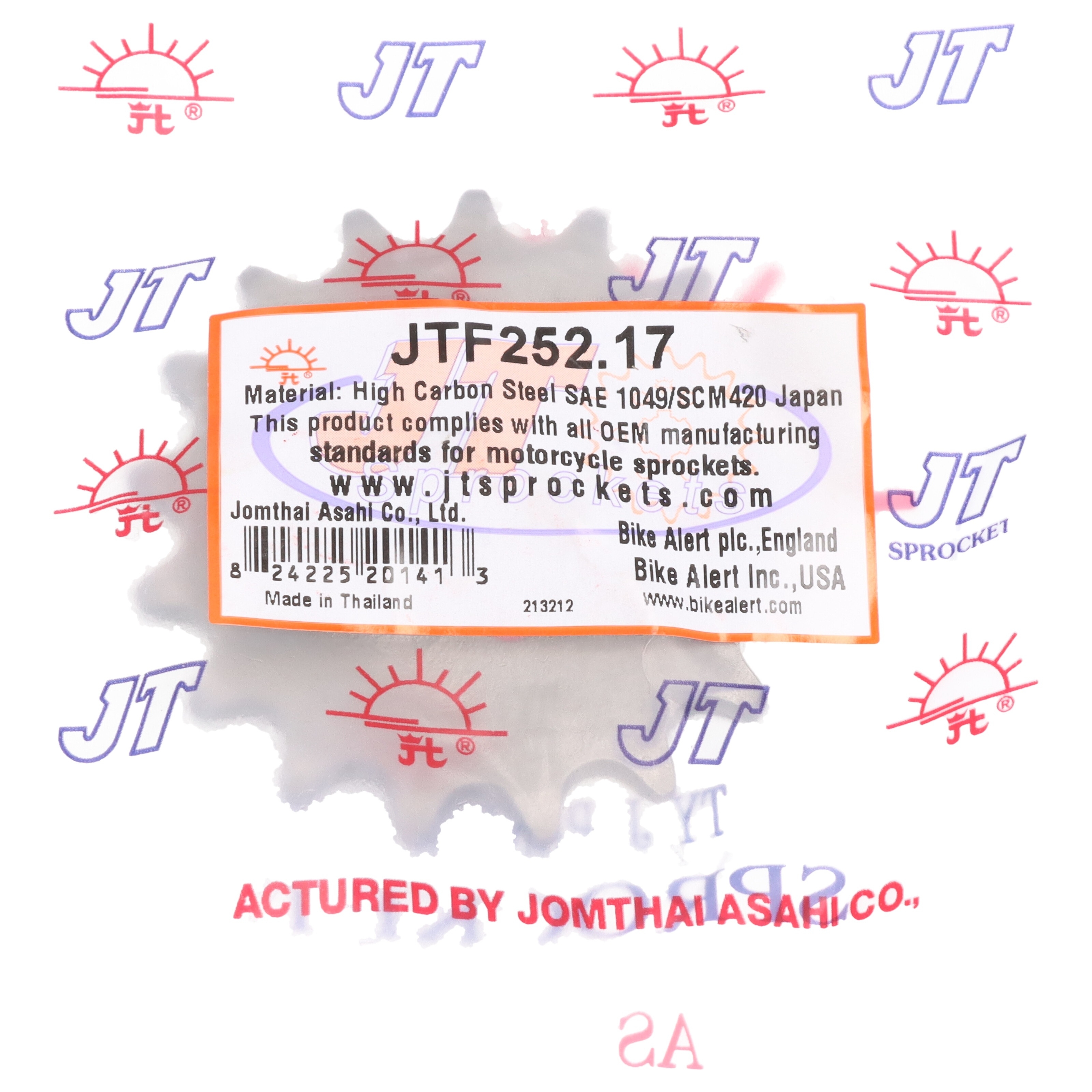 JT Ritzel 17 Zähne  Teilung 420  / 252.17 JT Sprockets