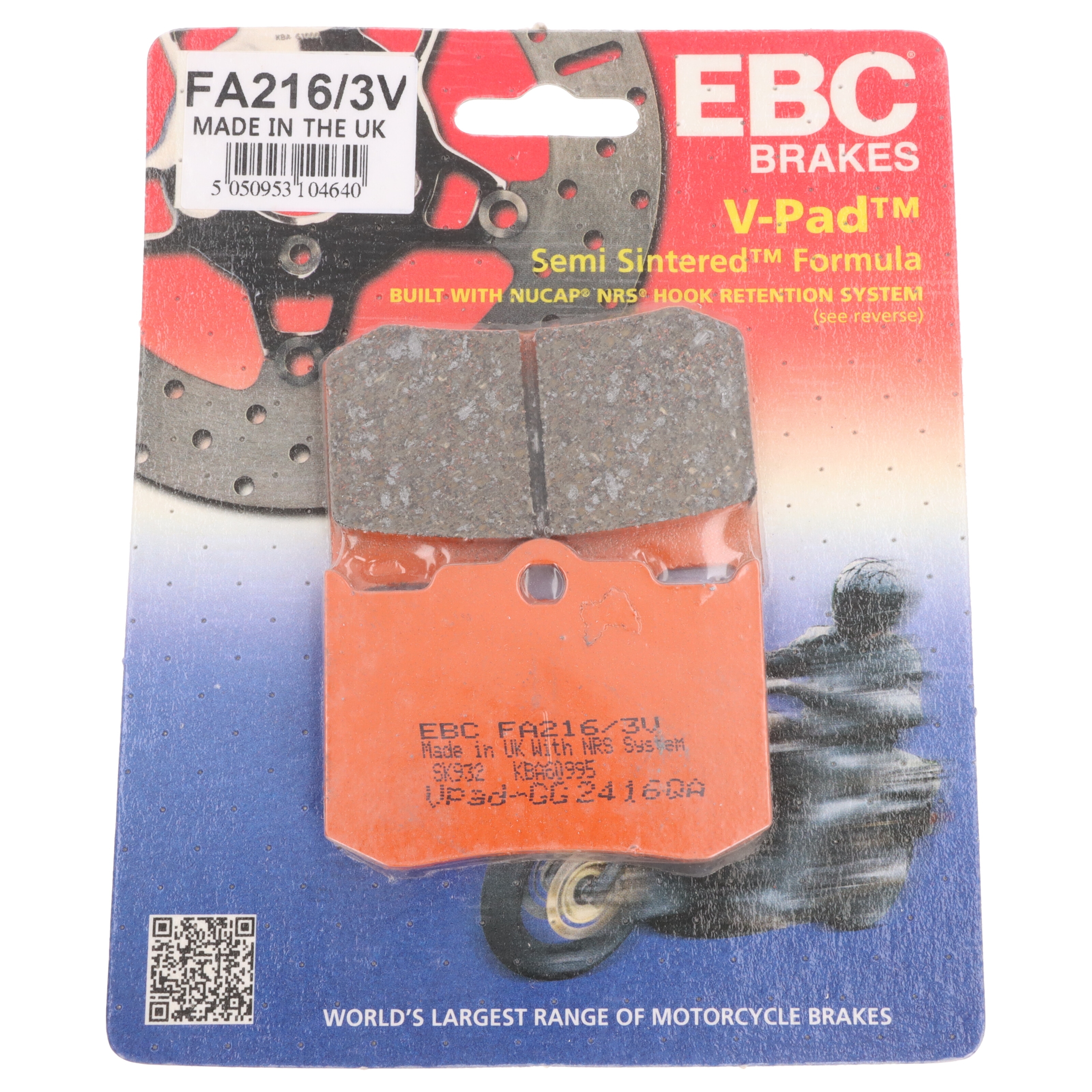 EBC Bremsklötze Semi-Sintermetall FA216/3V