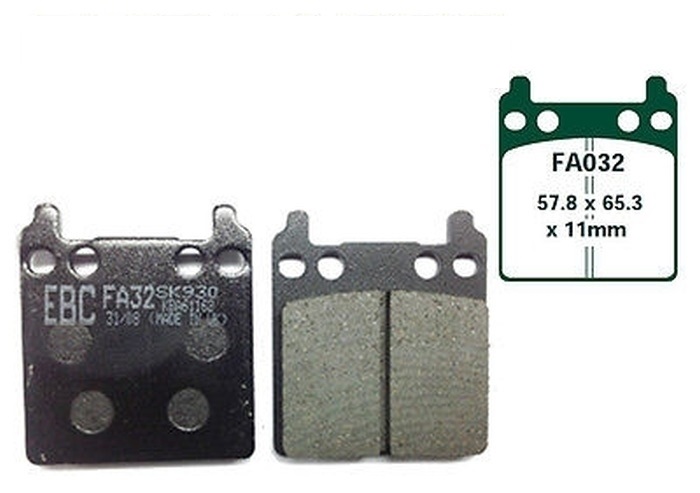 EBC Blackstuff Standard Bremsbeläge FA032 Honda CB 750 F GL 1000