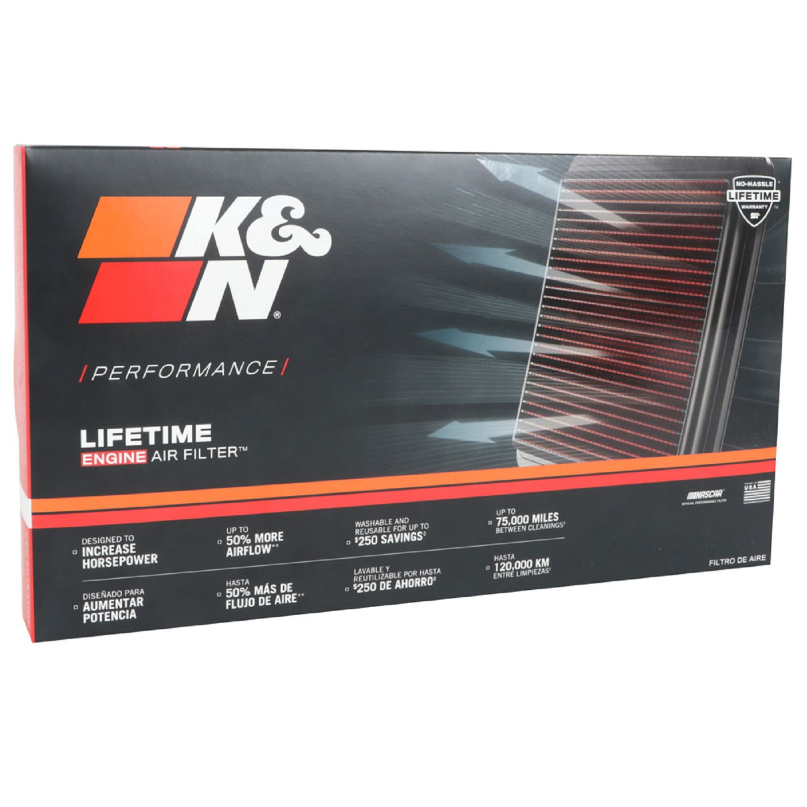 K&N Tauschluftfilter für Toyota 3.0 V6 4.0 V8 Land Cruiser Prado FJ etc 2002-20
