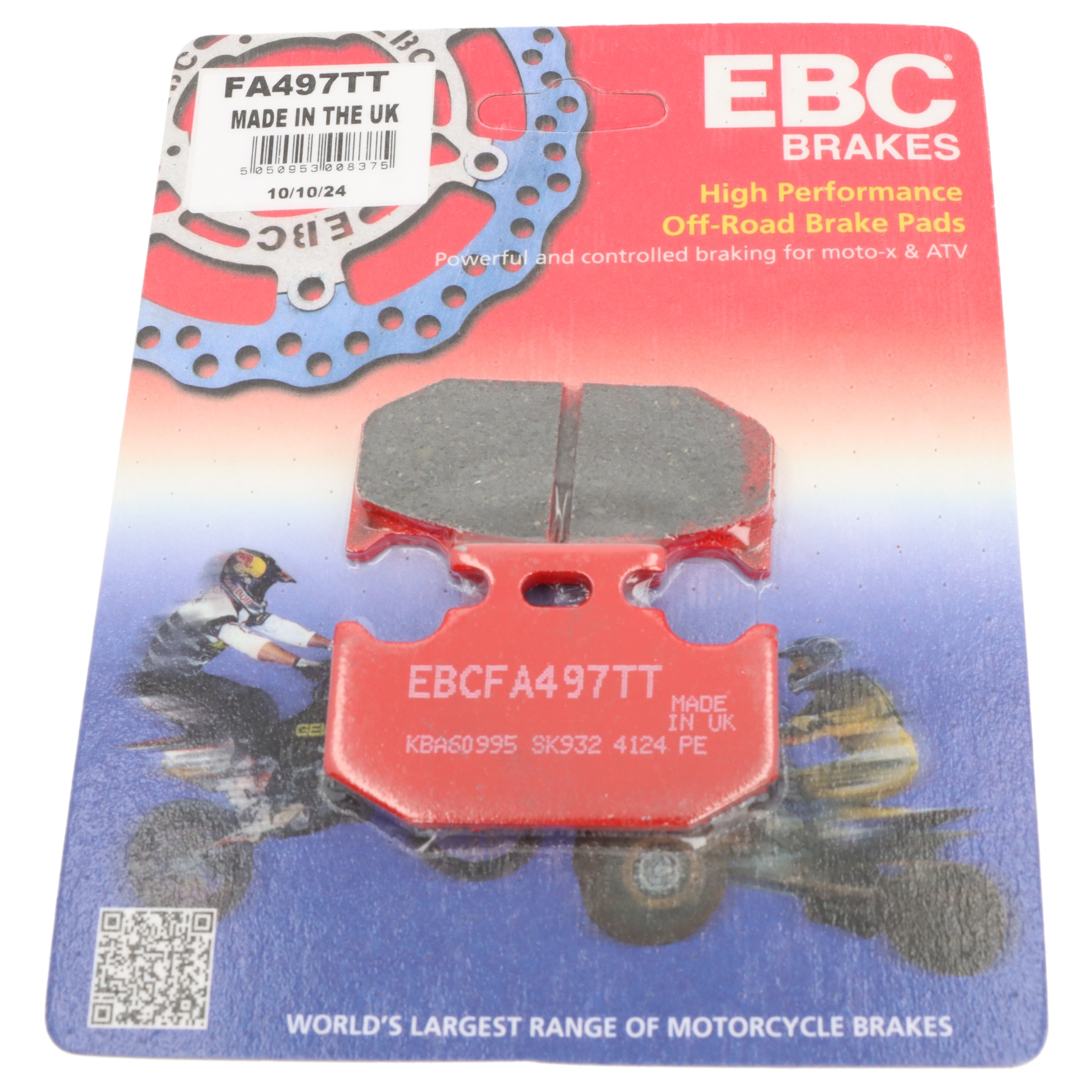 EBC FA497TT Bremsbeläge für Yamaha YXM 700 14-15 YXR 700 08-14 YXE 700 2016 YXZ 1000 16-17