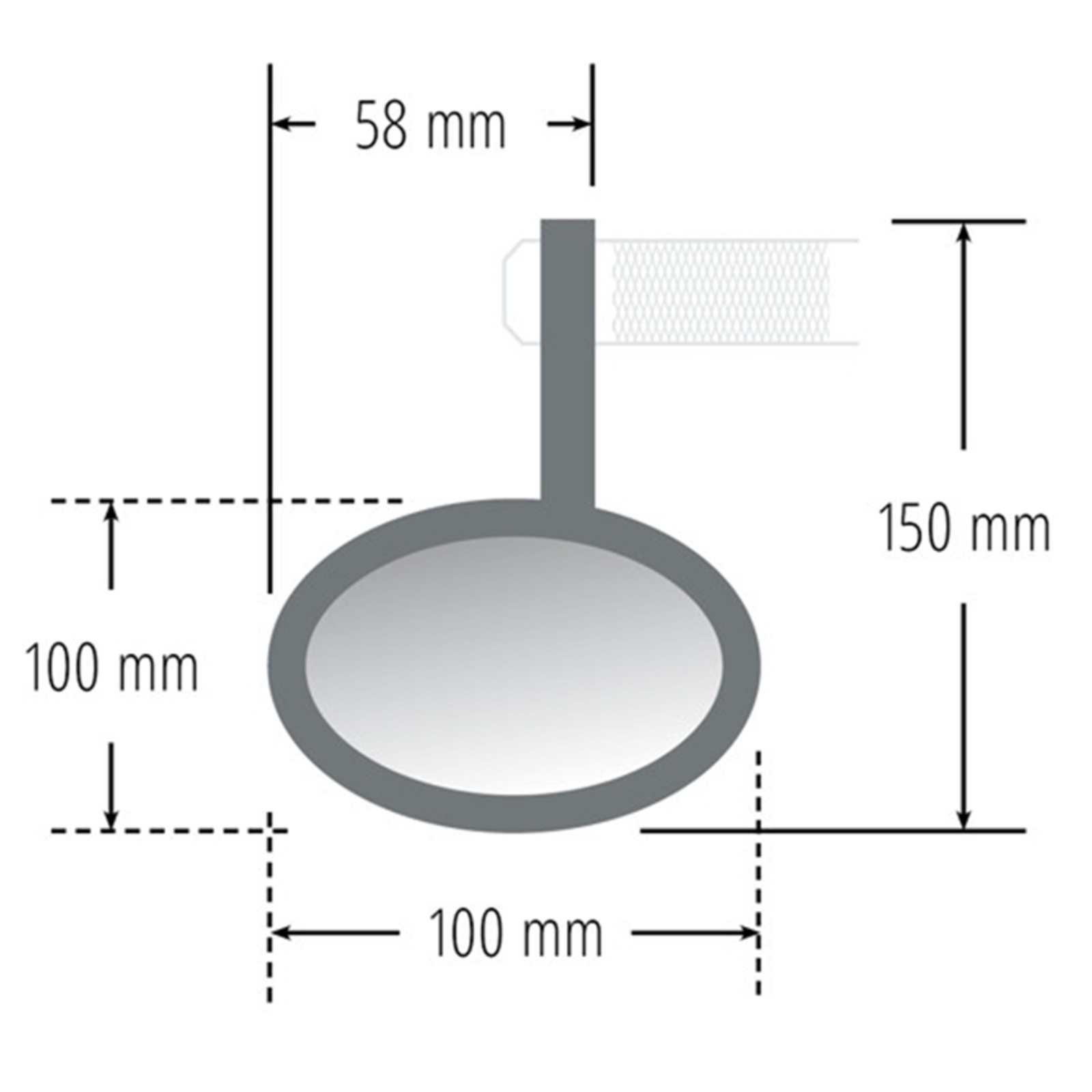 HIGHSIDER smart Lenkerendenspiegel Paar Universal schwarz Superbike E-geprüft 301-078