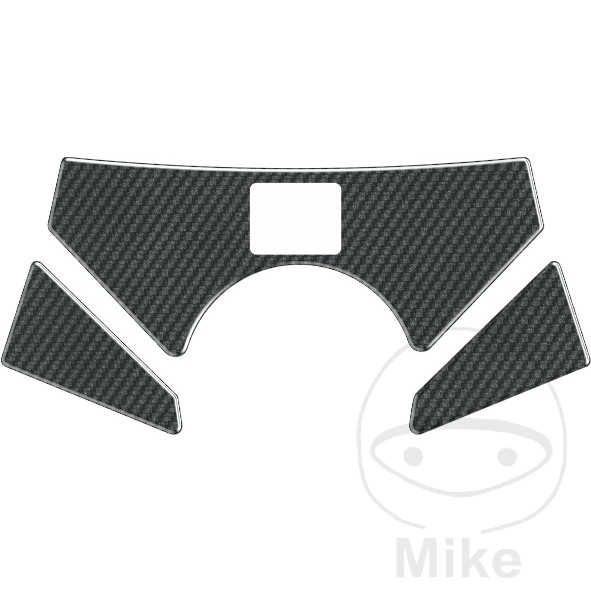 Gabelbrückenaufkleber Carbon PPS-CBR 250R