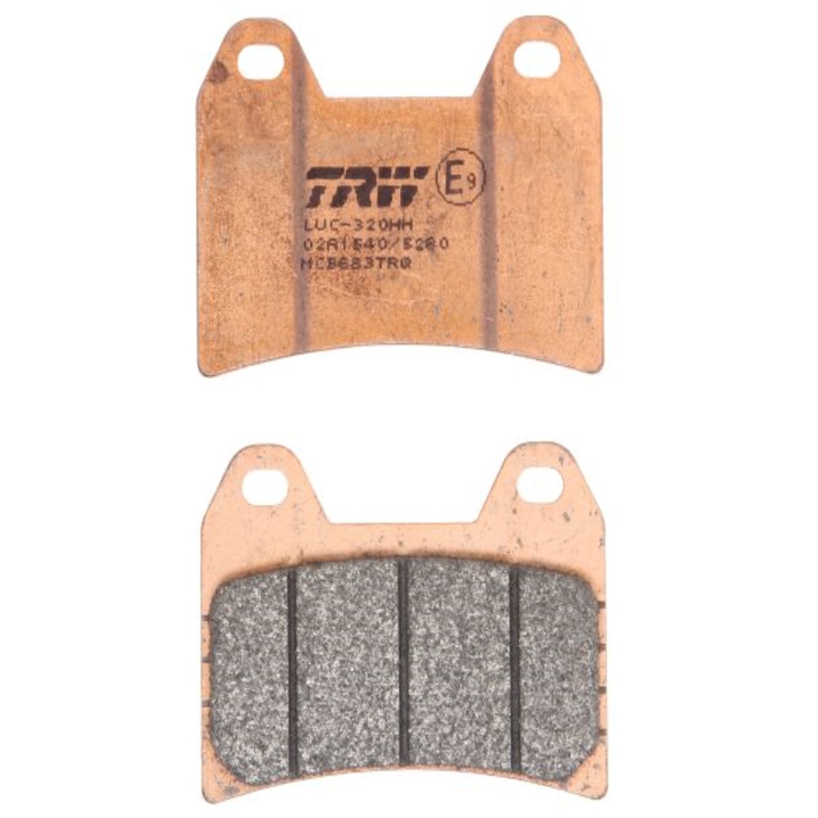 TRW MCB683TRQ Bremsbelagsatz für Aprilia Dorsoduro 750 1200 RST1000 Ducati 848 996 Monster KTM
