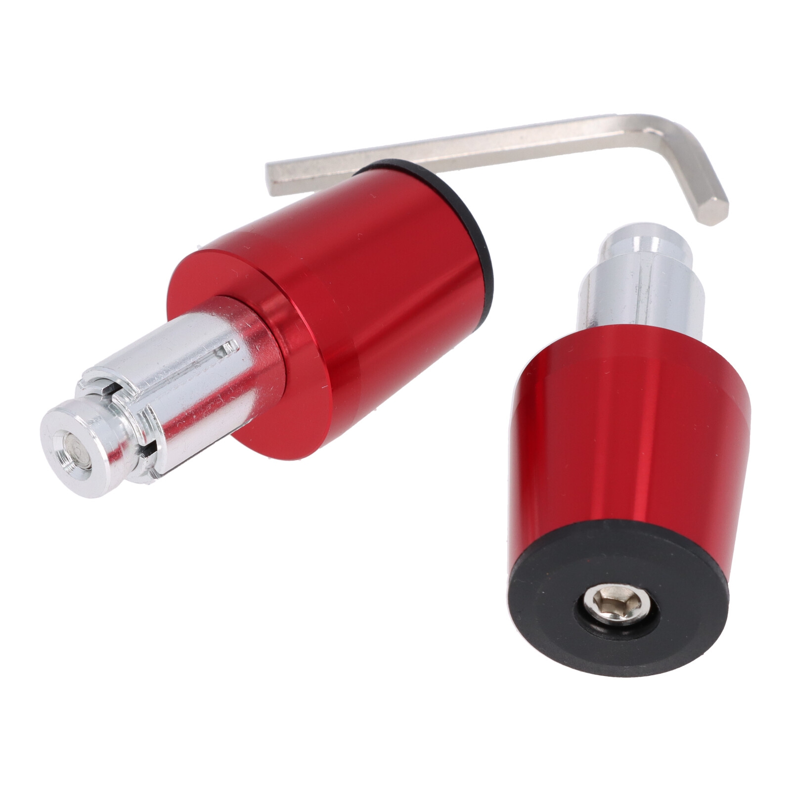 Lenkerenden Lenkergewichte 2x81g rot Vibrationsdämpfer für Motorrad Quad ATV