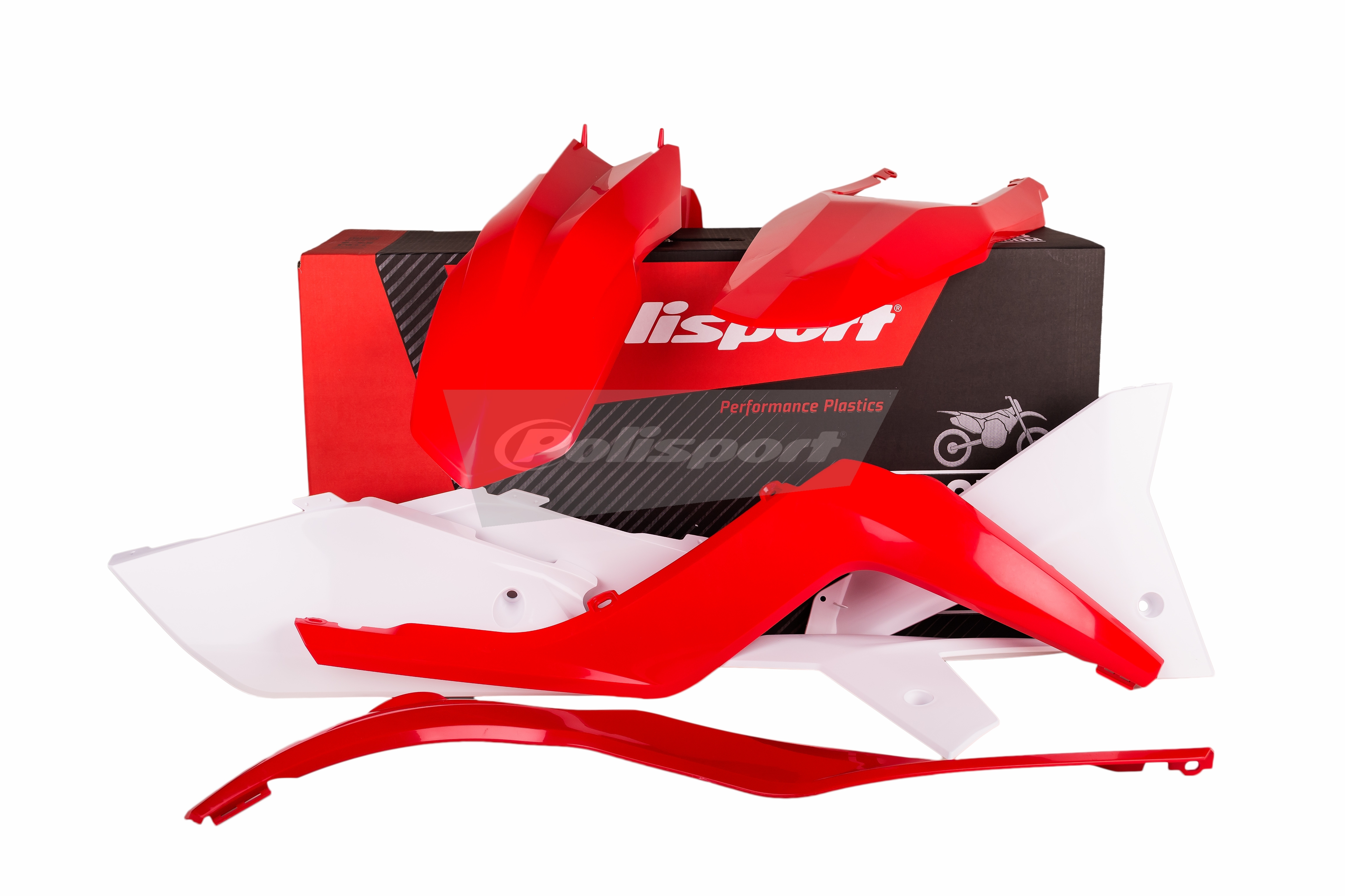 Polisport Verkleidungskit ROT/WEISS 90554