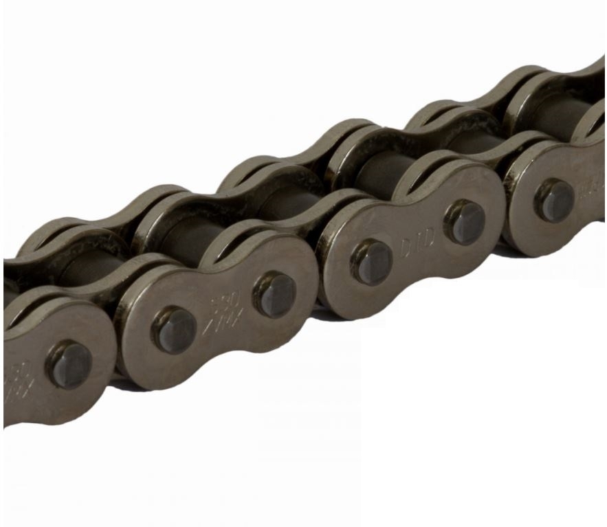 DID ZVMX S&S X-Ringkette verstärkt, silber 530 Teilung 120 Glieder +Nietschloss
