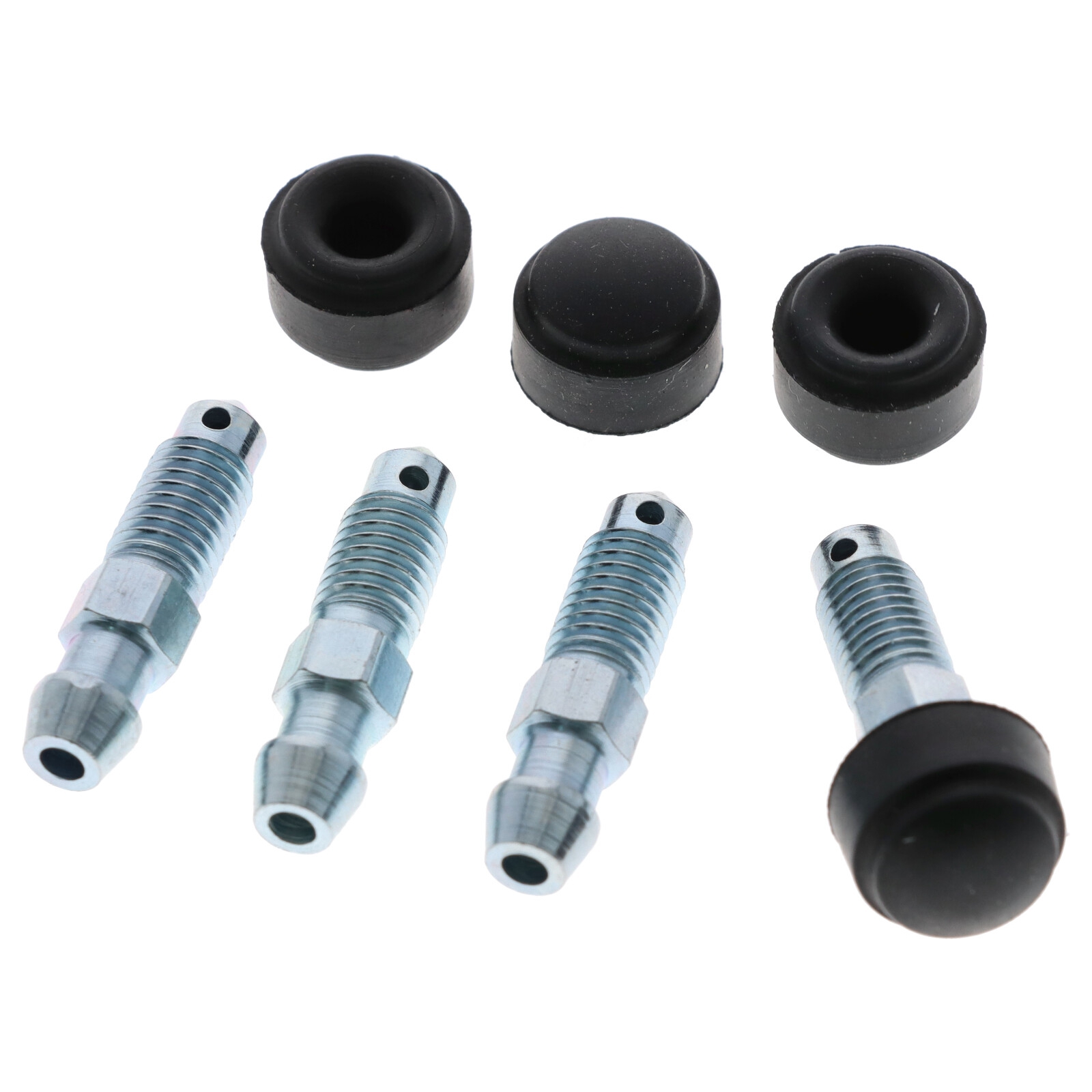 4x Quick Brake QB0086-4 Bremssattel Entlüfterschraube Entlüftungsventile M7x1x30.5 mm mit Kappen