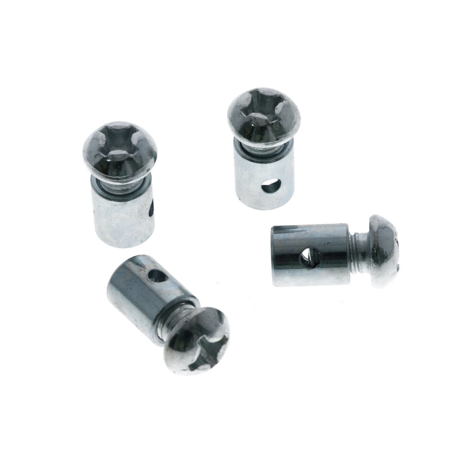4x Schraubnippel Klemm-Nippel Notnippel 8x10mm für Bowdenzug Seilzug Kupplungszug Bremszug