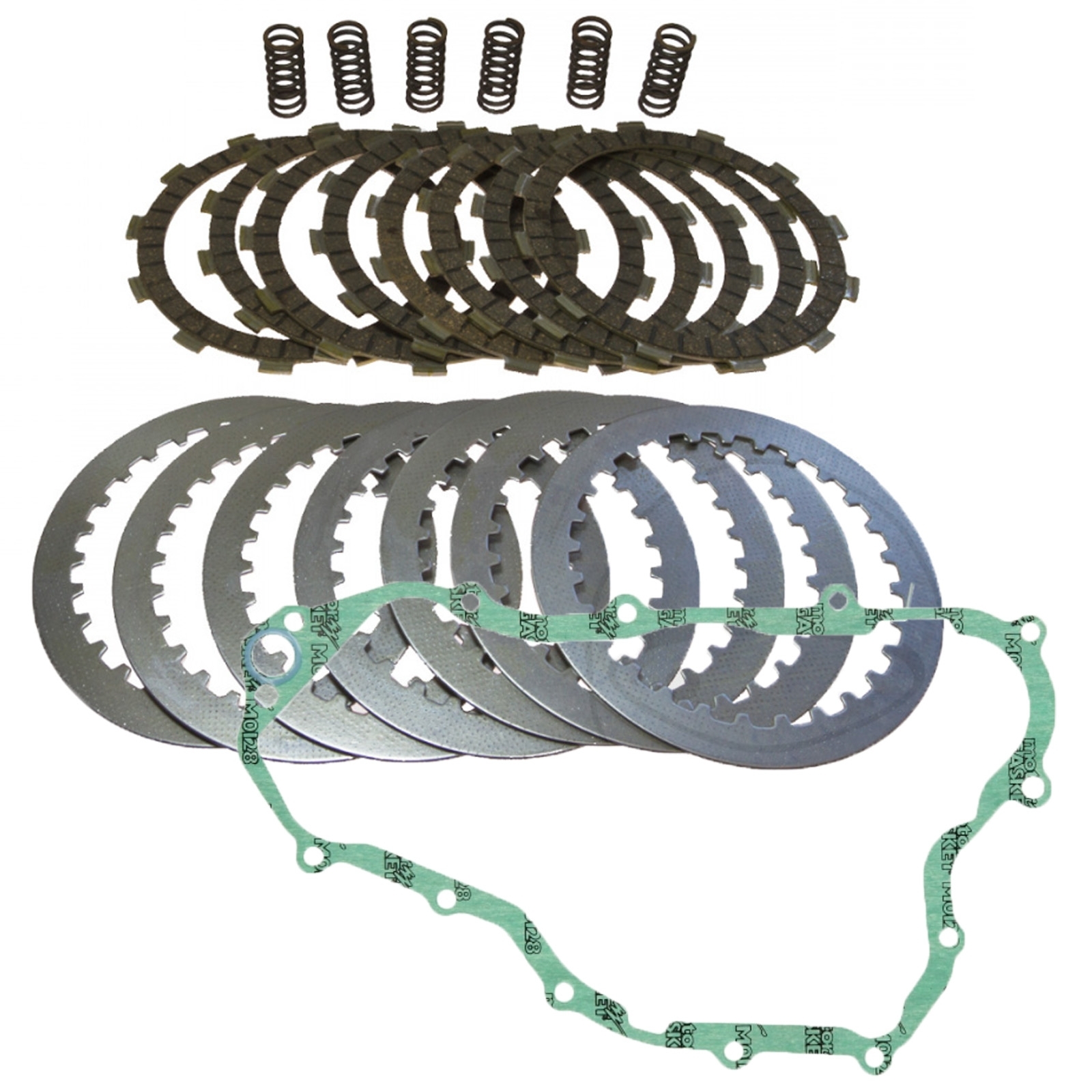 Kupplung für Honda CR250 R 1992-1993 EBC Reparatursatz verstärkt + Kupplungsdeckeldichtung