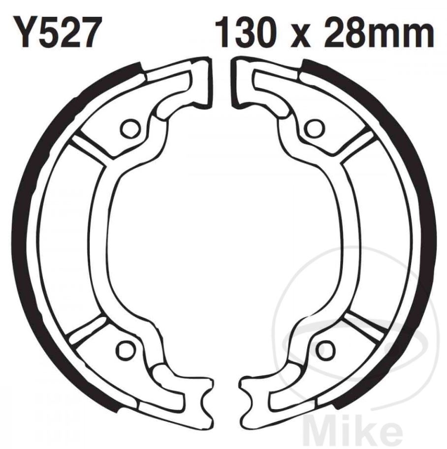 EBC Bremsbacken mit Federn für MBK XC YP YW Booster YQ Nitro YN Ovetto XN Doodo