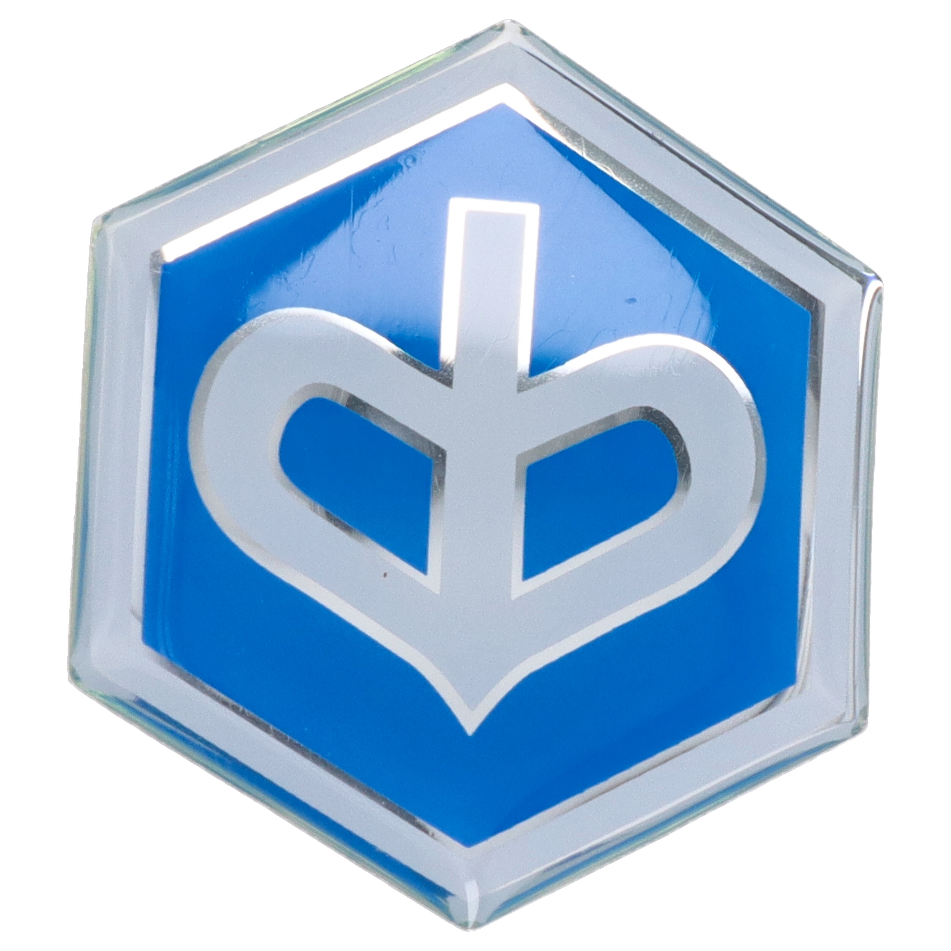 Emblem / Aufkleber 3,6 x 3,3 cm - für Piaggio NRG TPH Sfera Zip