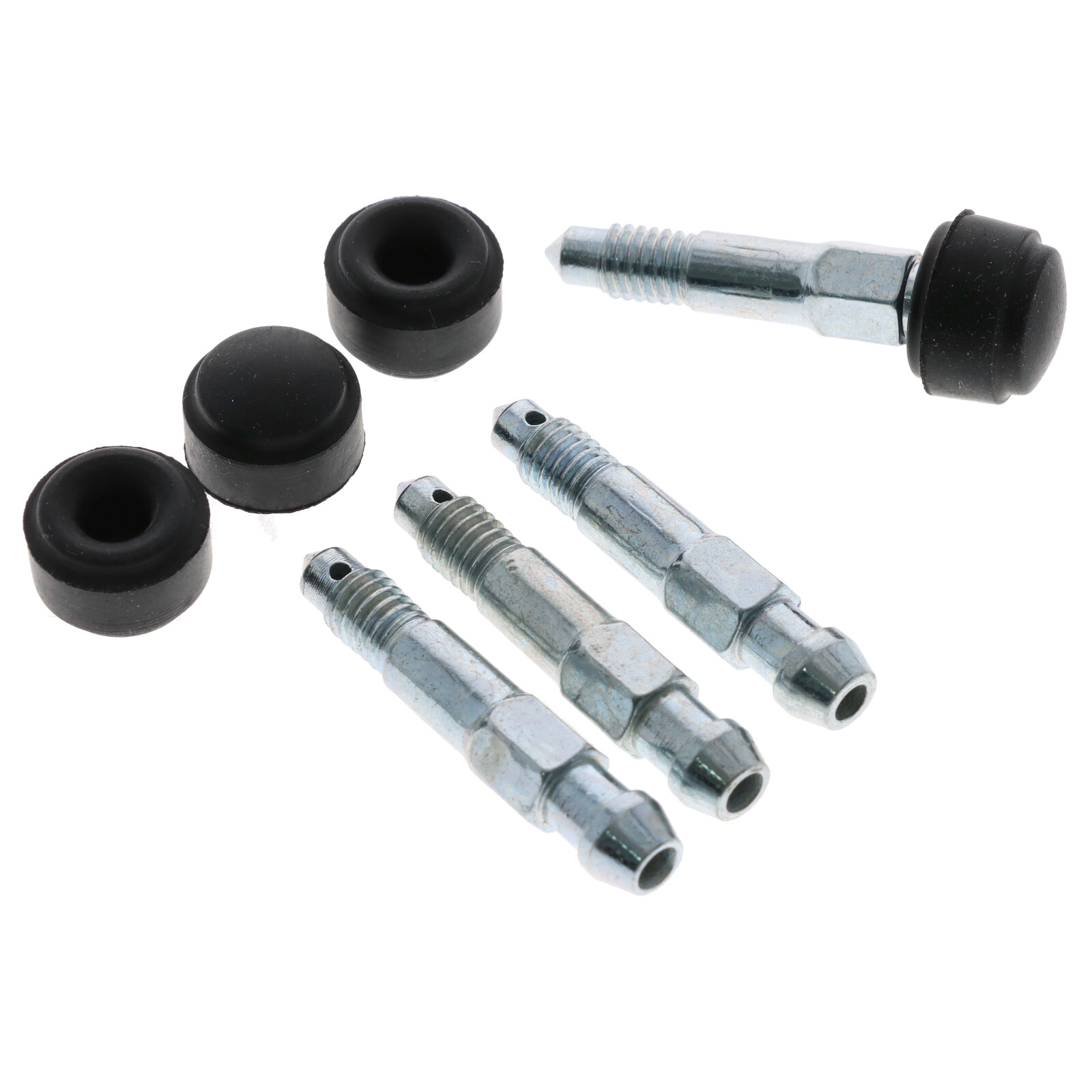 4x Quick Brake QB0069-4 Bremssattel Entlüfterschraube Entlüftungsventil M7x1x28 SW7 mit Kappen