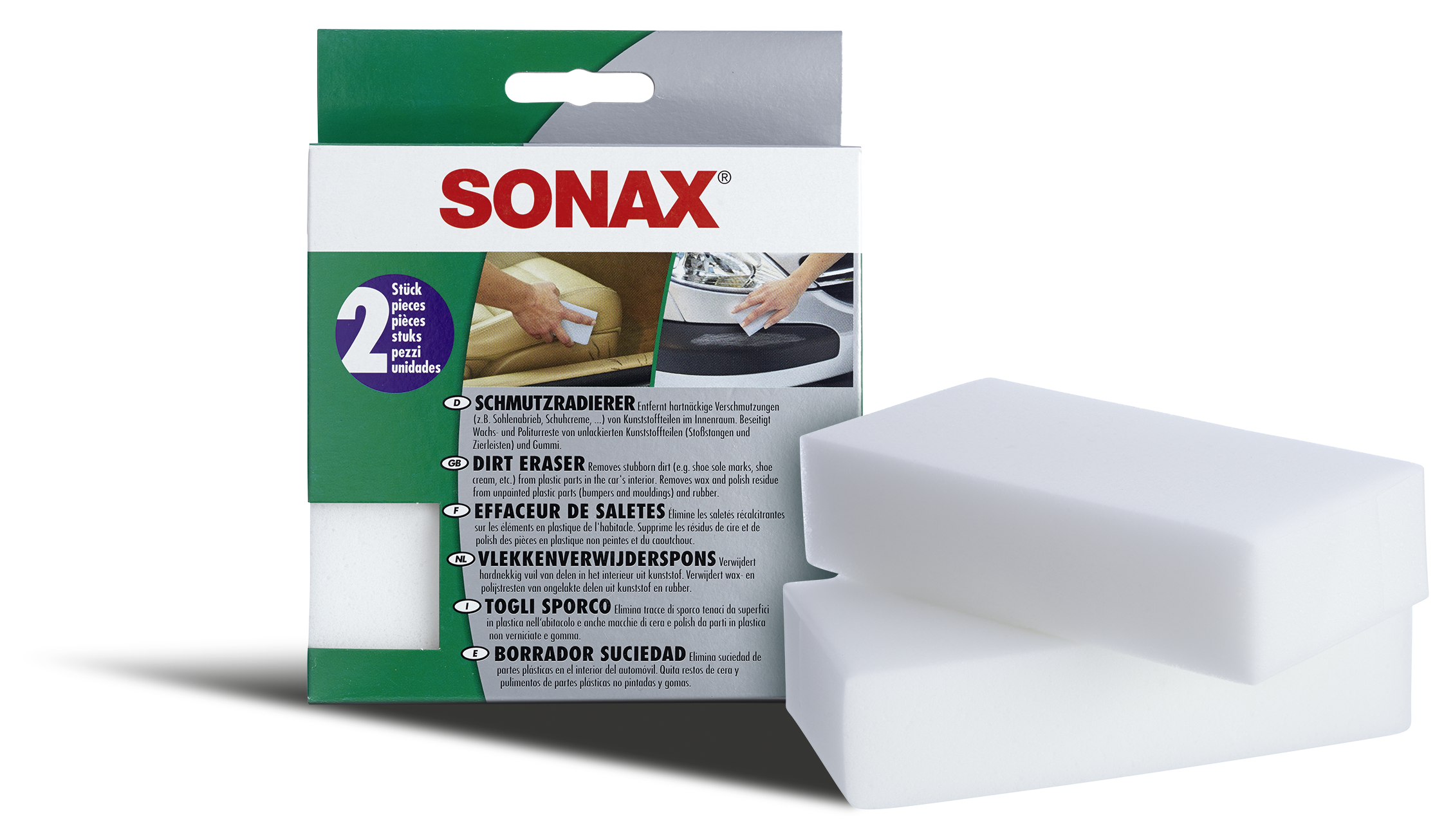 SONAX Schmutzradierer 416000 2 Stück