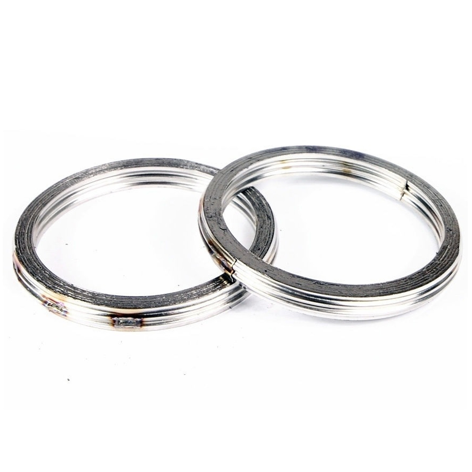 2x Auspuff Krümmerdichtung für Honda XL CRF XLV VT VTR VTX Kawasaki VN800 Benelli