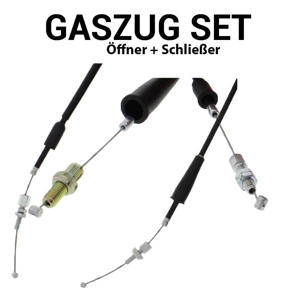 Gaszug Satz für Ducati Monster 600 750 City Metallic Dark 900 City Cromo Öffner A + Schliesser B