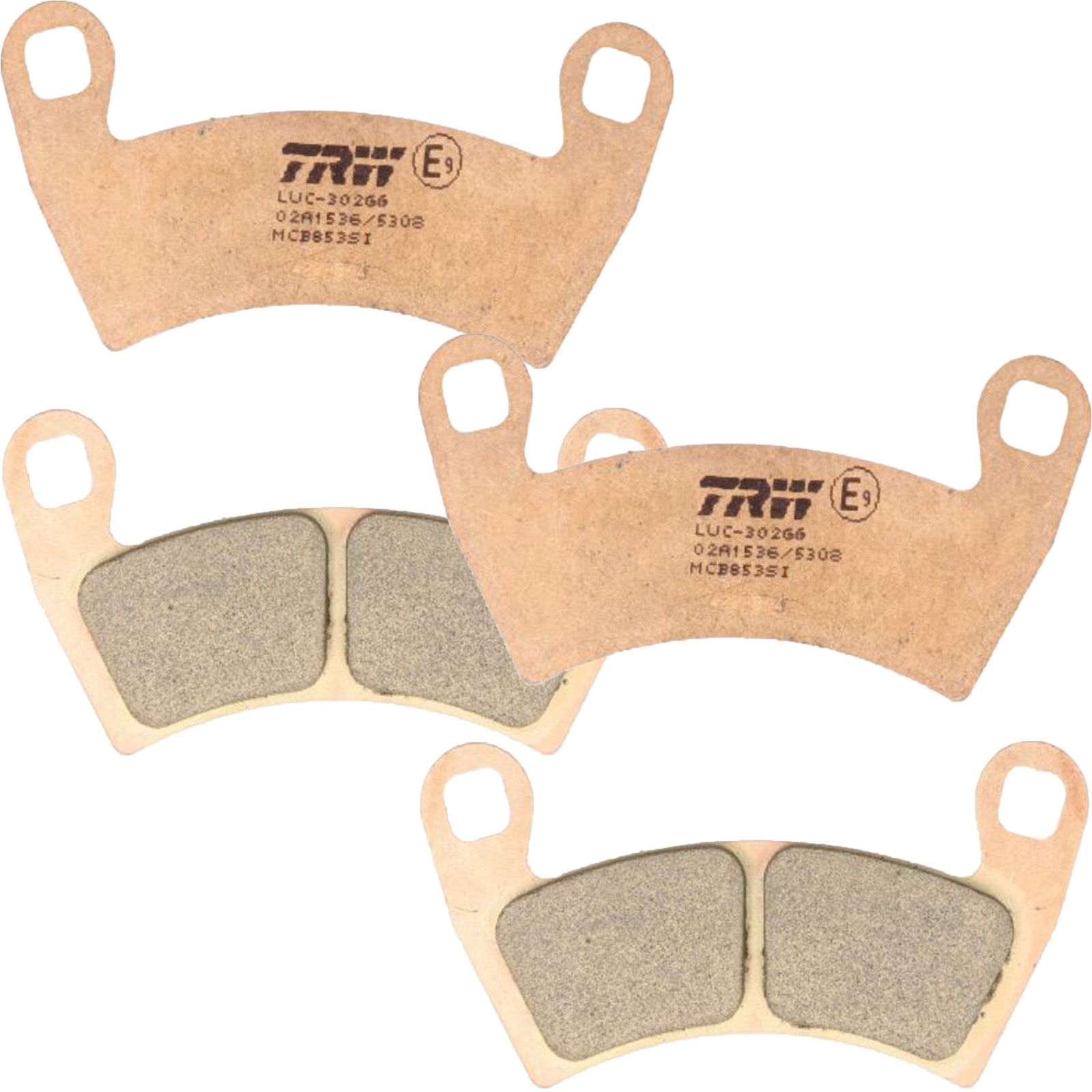 TRW MCB853SI Sintermetall Bremsbelagsatz vorne für Polaris Ranger 400 500 700 800 900 1000 General