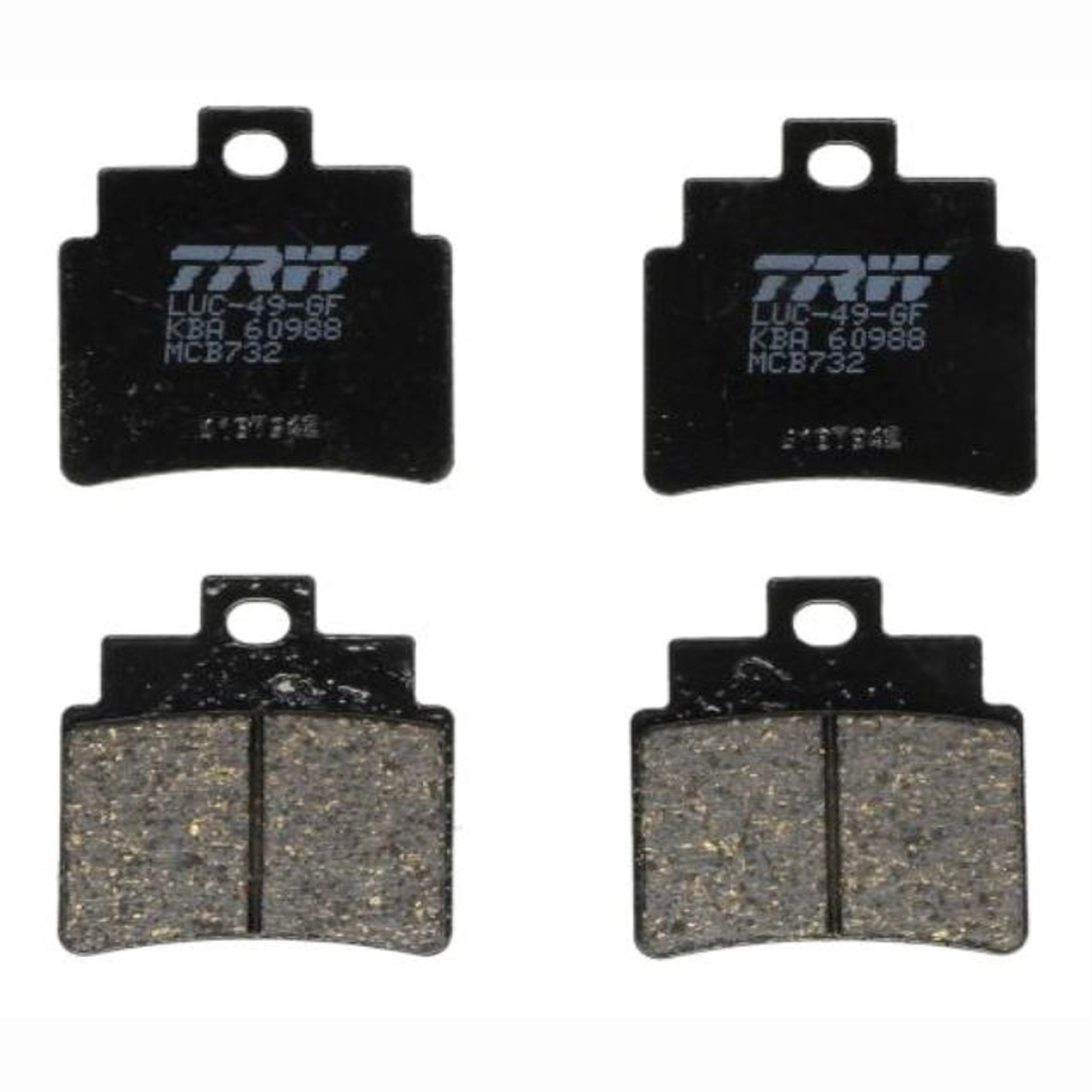 TRW MCB732 Bremsbeläge für Kymco Grand Dink KXR MXU 250 Maxxer 300 SYM GTS