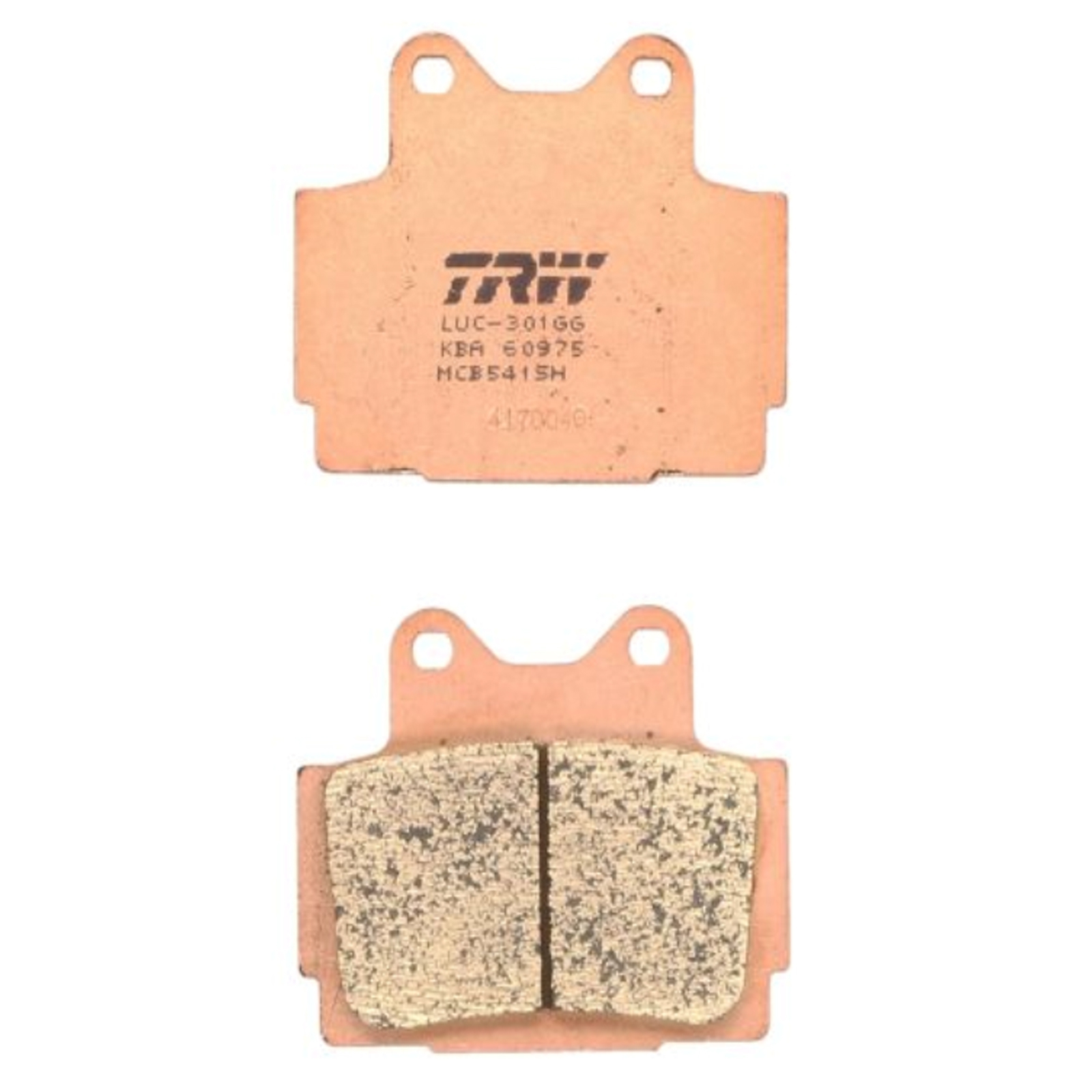 TRW MCB541SH Sintermetall Bremsbeläge hinten für Yamaha XJ600 FZR FZS RD SRX TDR TZR