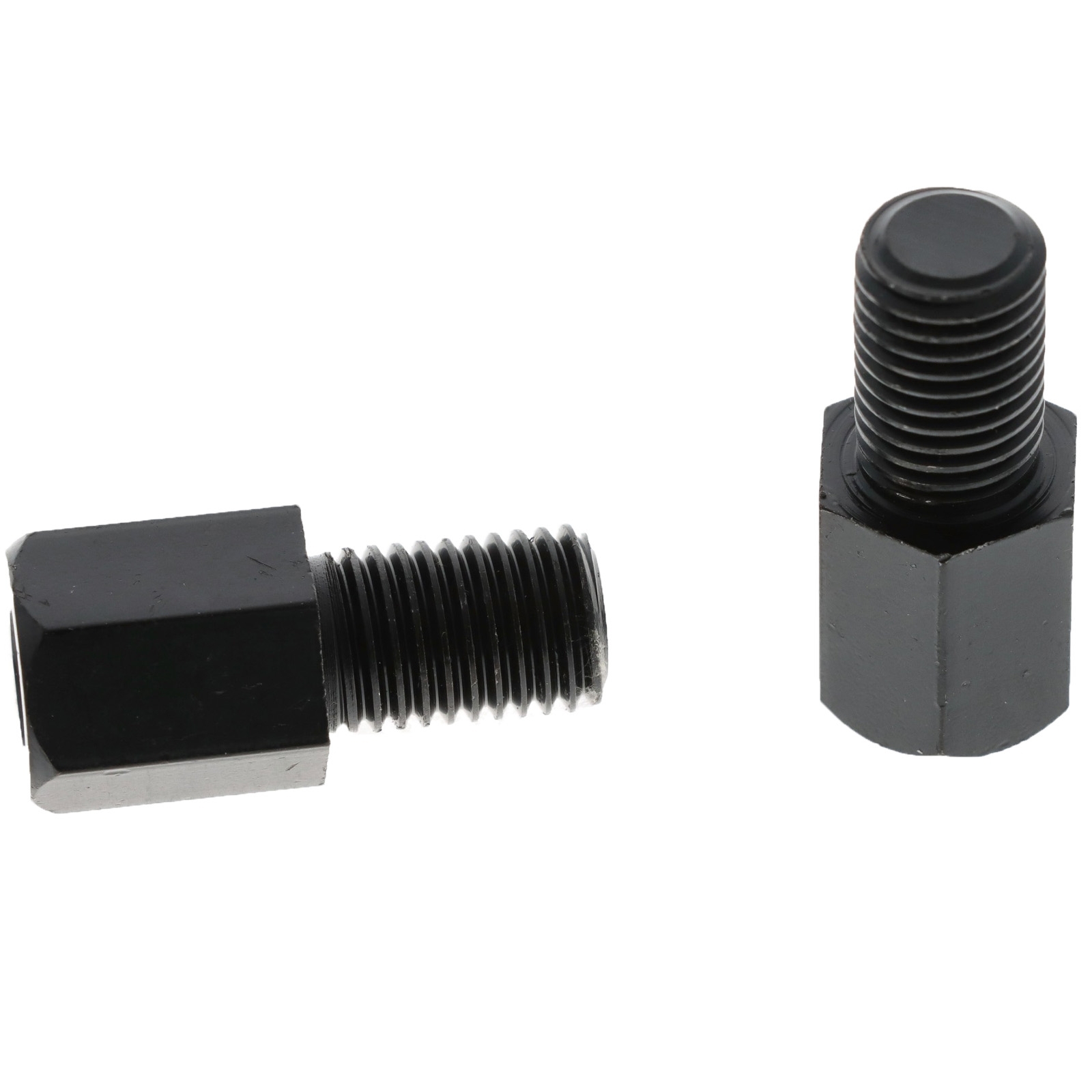 Spiegeladapter Satz M8 Rechtsgewinde auf M10 Rechtsgewinde schwarz Motorrad Roller Moped