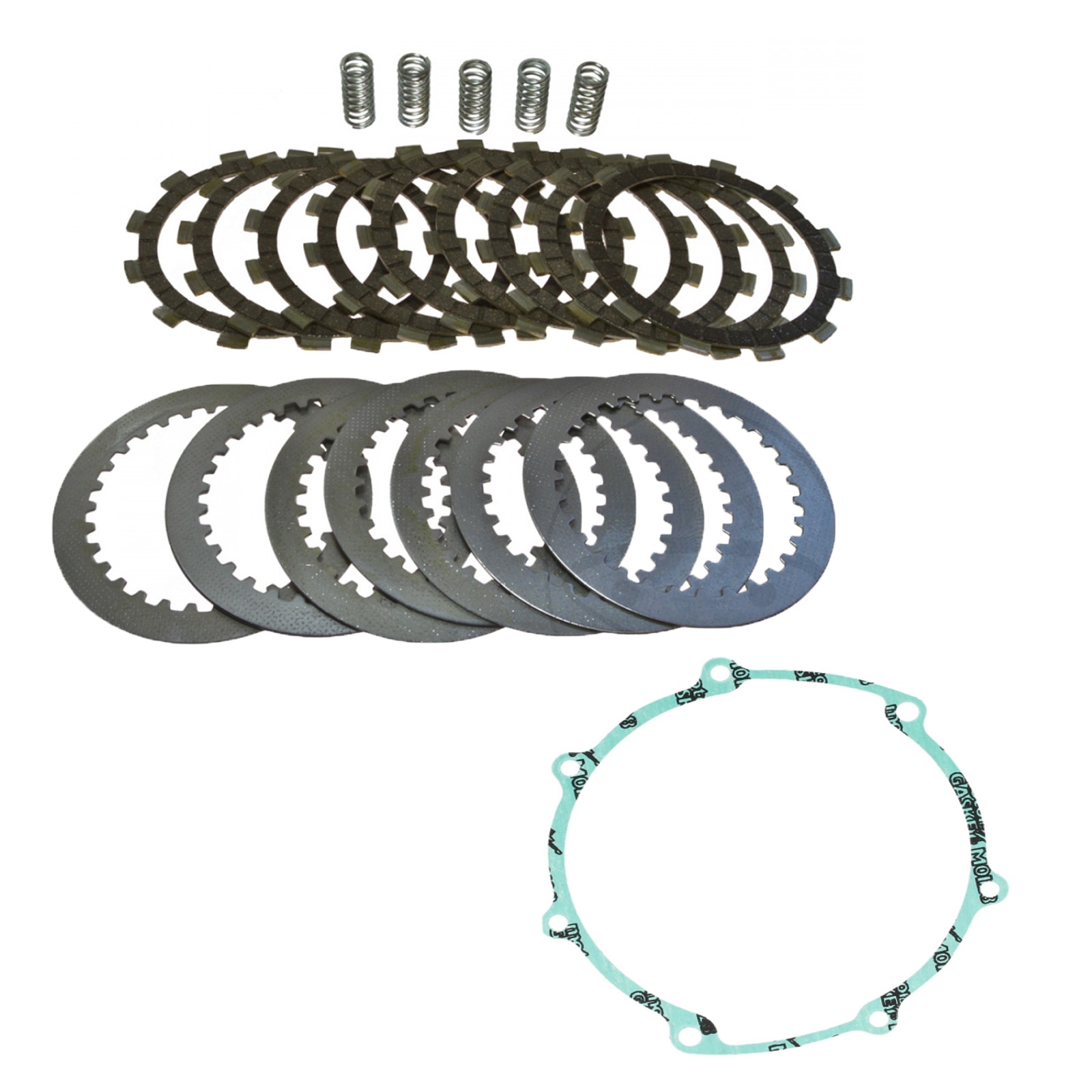 Kupplung für Yamaha YZ250 F 2001-2007 YZF250 Reparatursatz verstärkt + Kupplungsdeckeldichtung