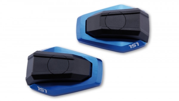 LSL CRASH PAD® Köpfe GONIA aus Aluminium, blau