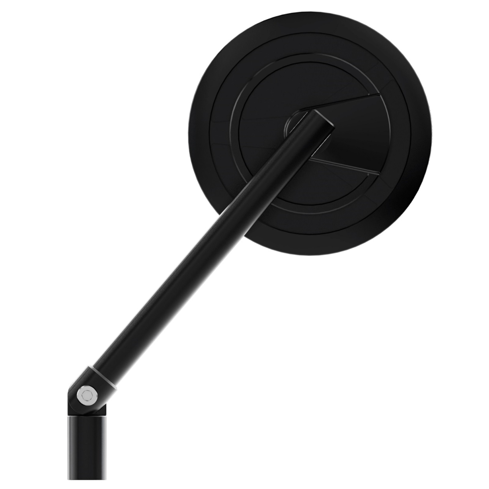 Spiegel passt für viele Fahrzeuge aus Aluminium in schwarz mit M10 Gewinde Beidseitig montierbar