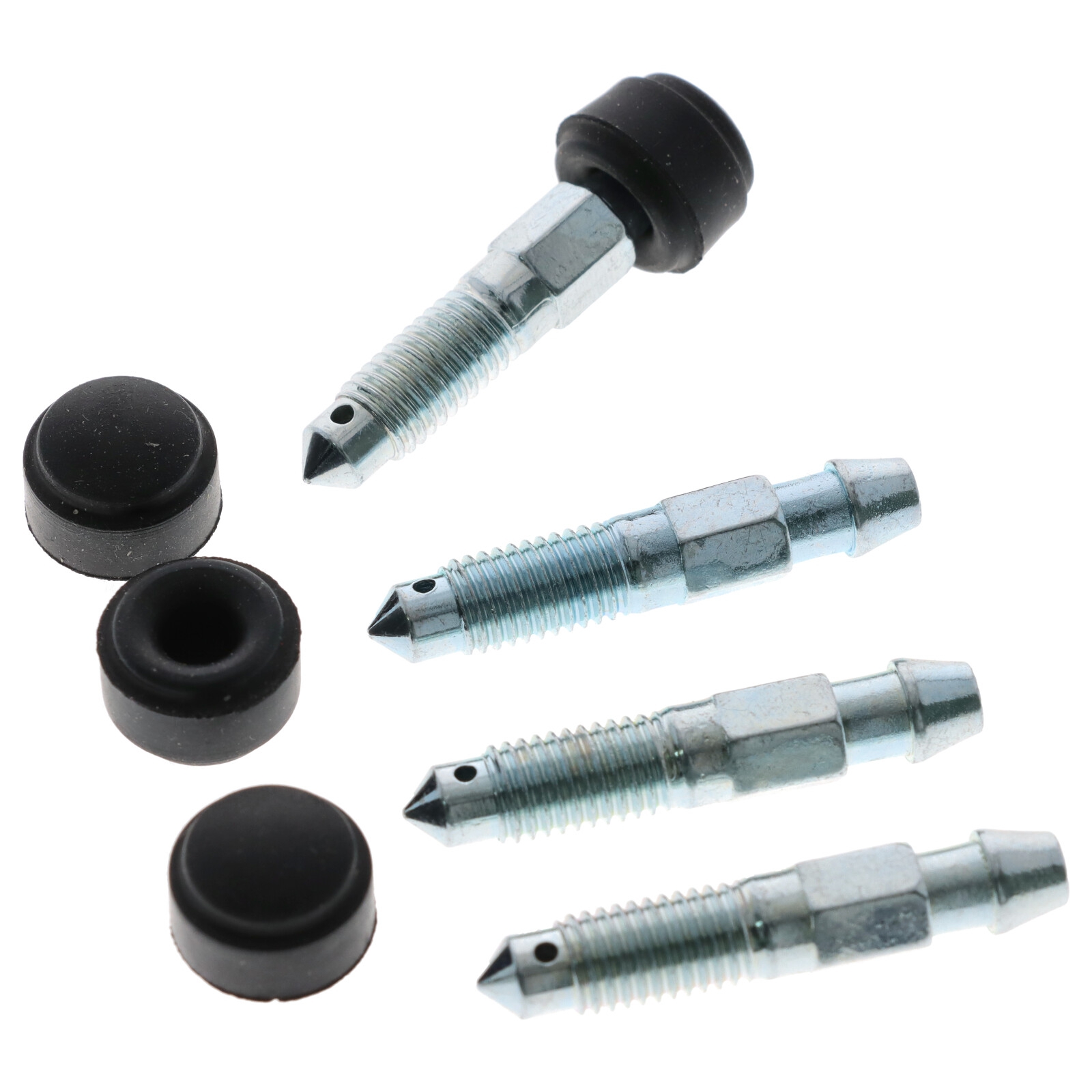 4x Quick Brake QB0087-4 Bremssattel Entlüfterschraube Entlüfterventile M7x1x38.3 SW7 mit Kappen