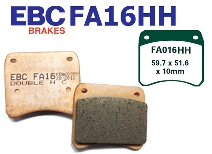 EBC FA016HH Sintermetall Bremsbeläge für Triumph T140 T150 T160 TR7 750