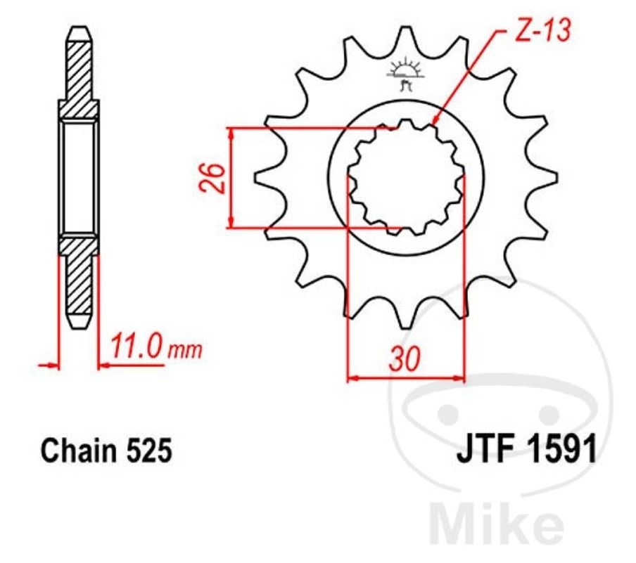 DID VX3 X-Ring Kettensatz gold für Yamaha MT-09 XSR 900 Tracer, 16-45-110