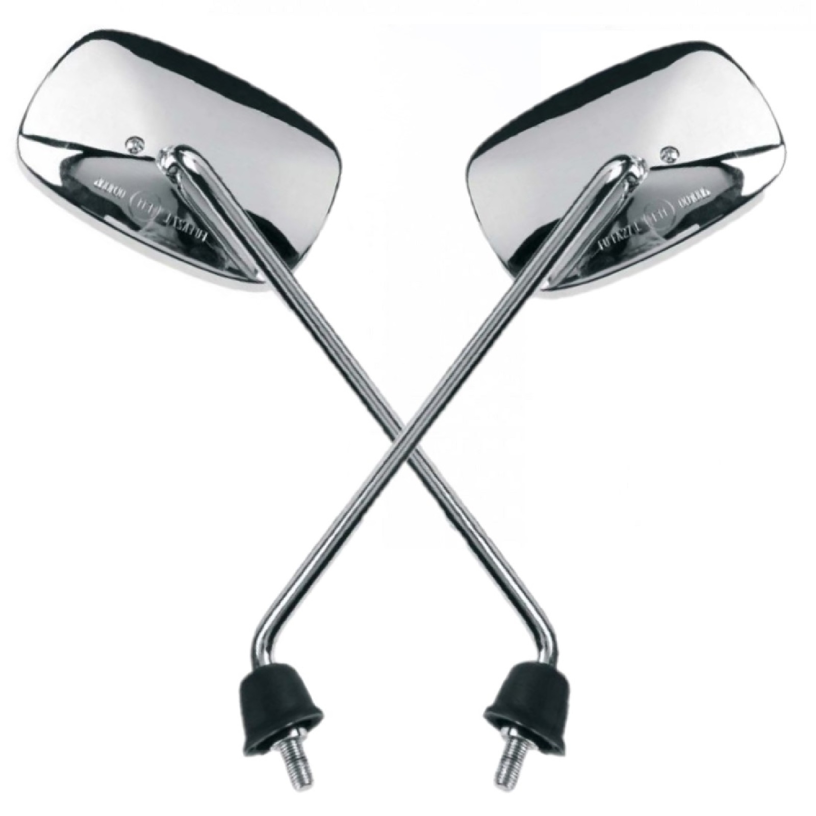 JMP Rückspiegel Paar für Piaggio Beverly 125 2004 125 250 GT 2004 - 2008 Chrom